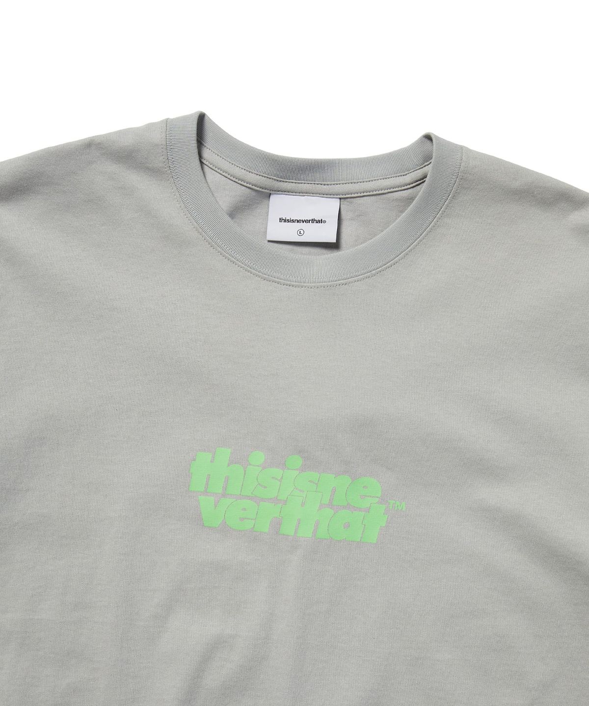 디스이즈네버댓(THISISNEVERTHAT) OL-Logo Tee Grey