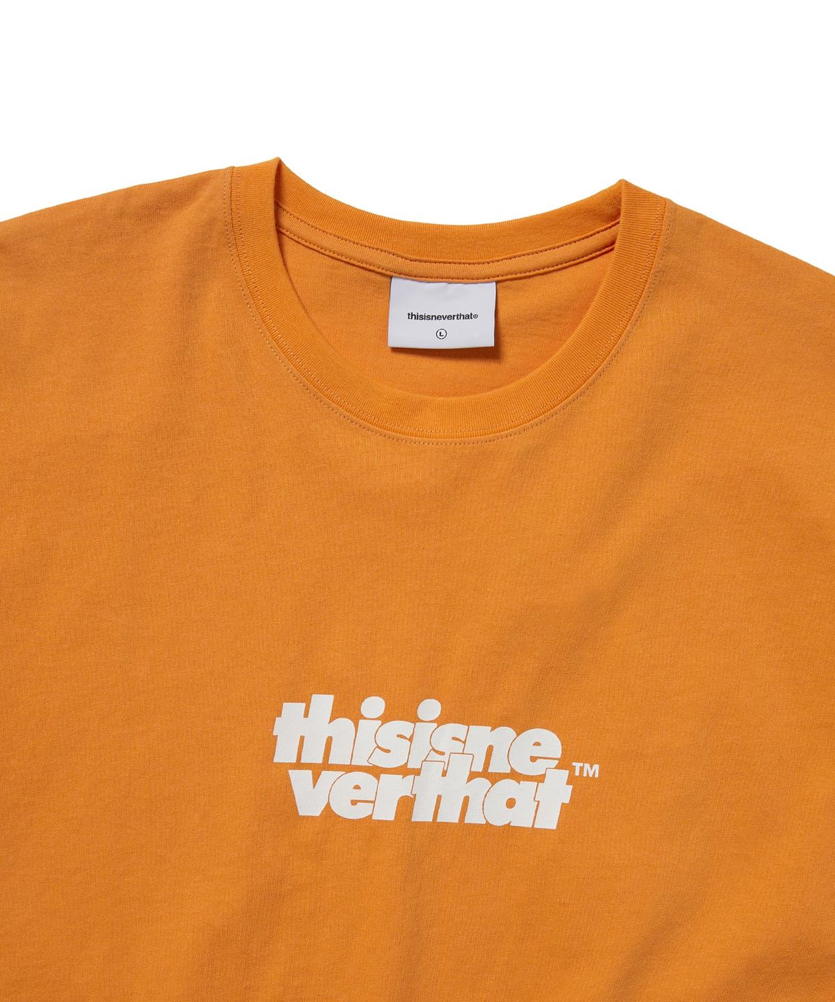 디스이즈네버댓(THISISNEVERTHAT) OL-Logo Tee Orange