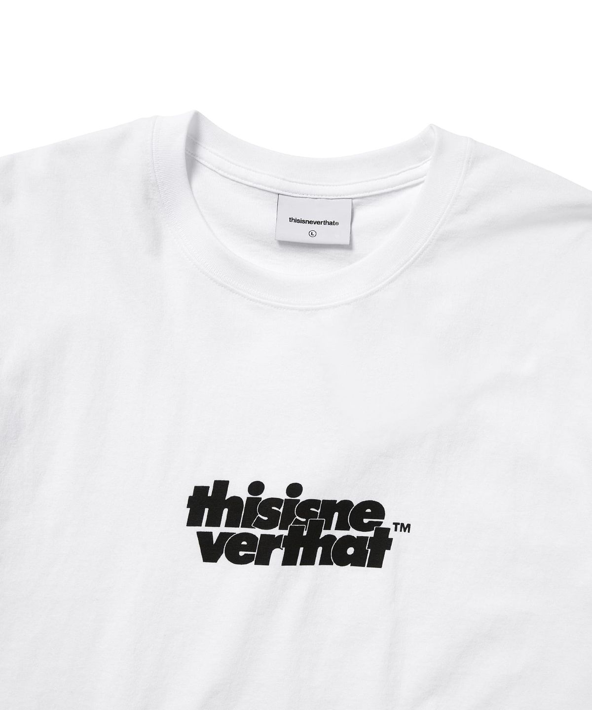 디스이즈네버댓(THISISNEVERTHAT) (SS25) OL-Logo Tee White