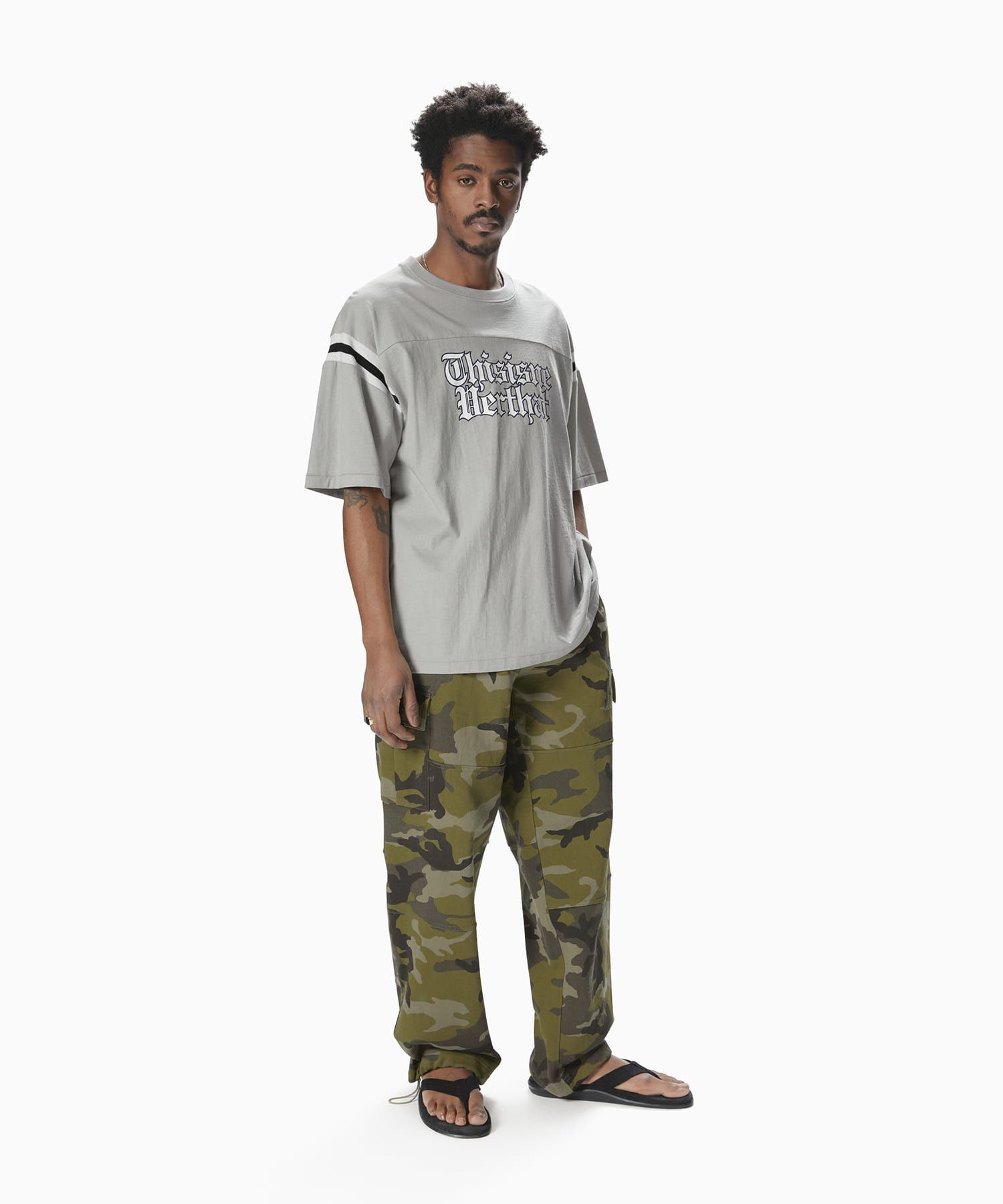【THISISNEVERTHAT】Football Tee Grey MUSINSA | thisisneverthat® Football Tee Grey
