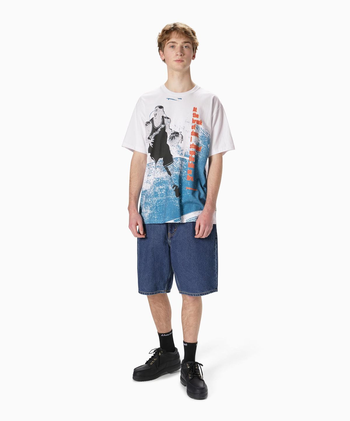디스이즈네버댓(THISISNEVERTHAT) Full Court Tee White