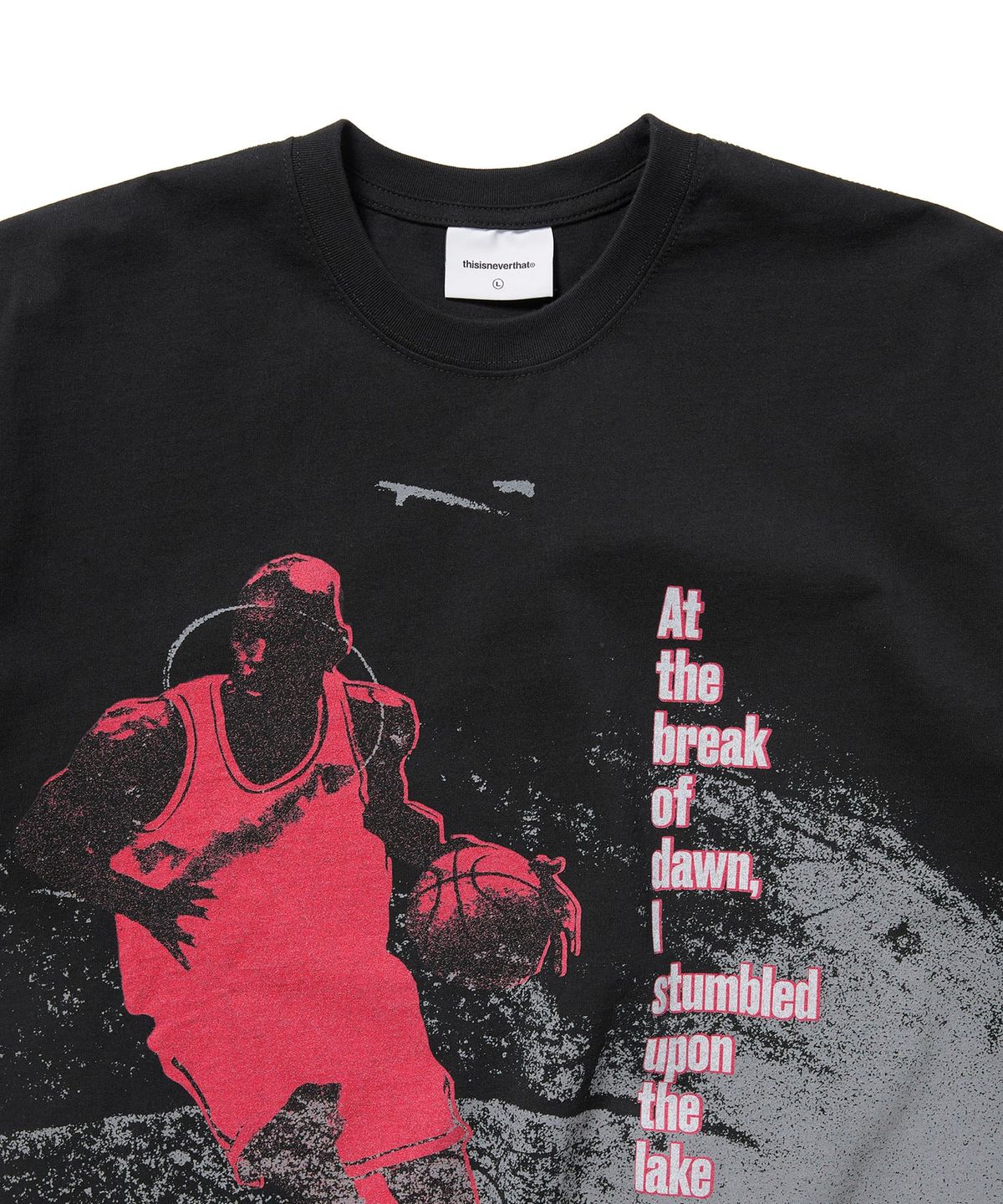 디스이즈네버댓(THISISNEVERTHAT) Full Court Tee Black
