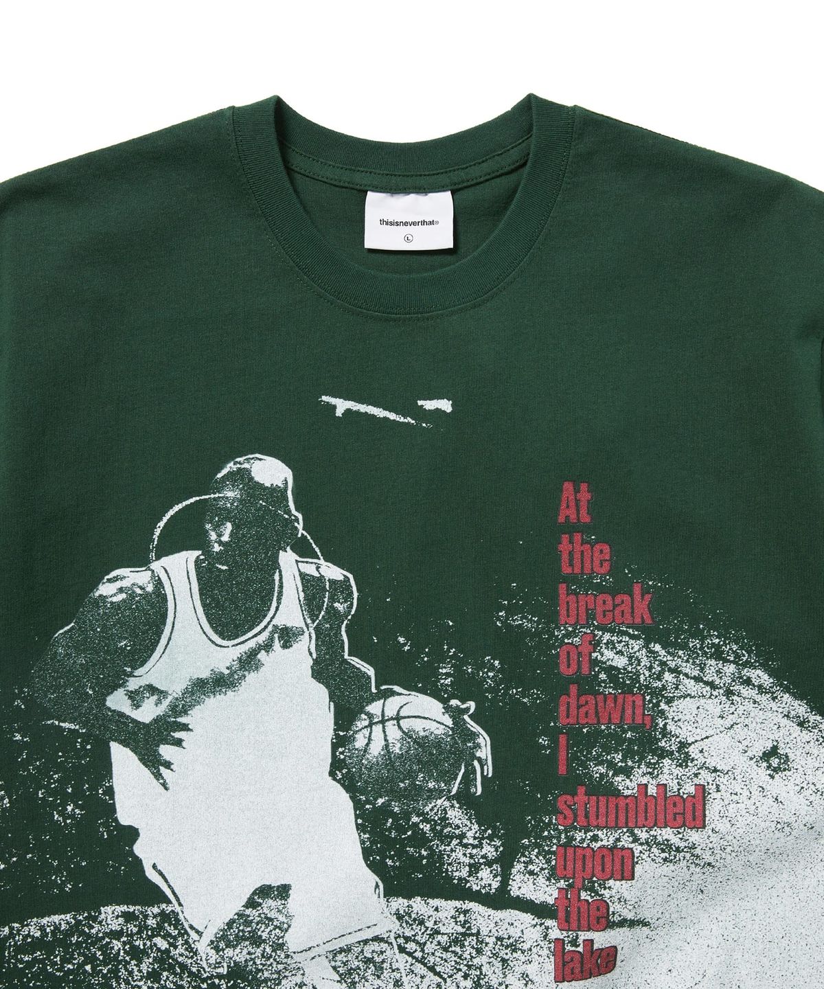 디스이즈네버댓(THISISNEVERTHAT) Full Court Tee Forest