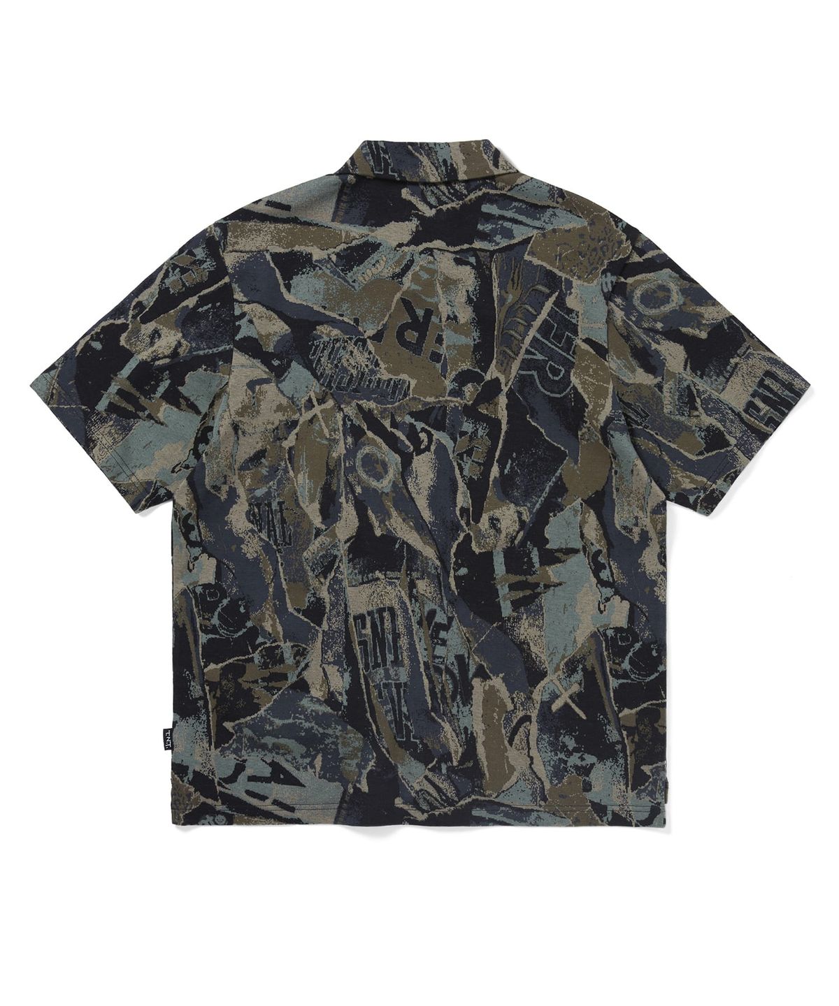 디스이즈네버댓(THISISNEVERTHAT) Jacquard Pattern Button Up Top Black