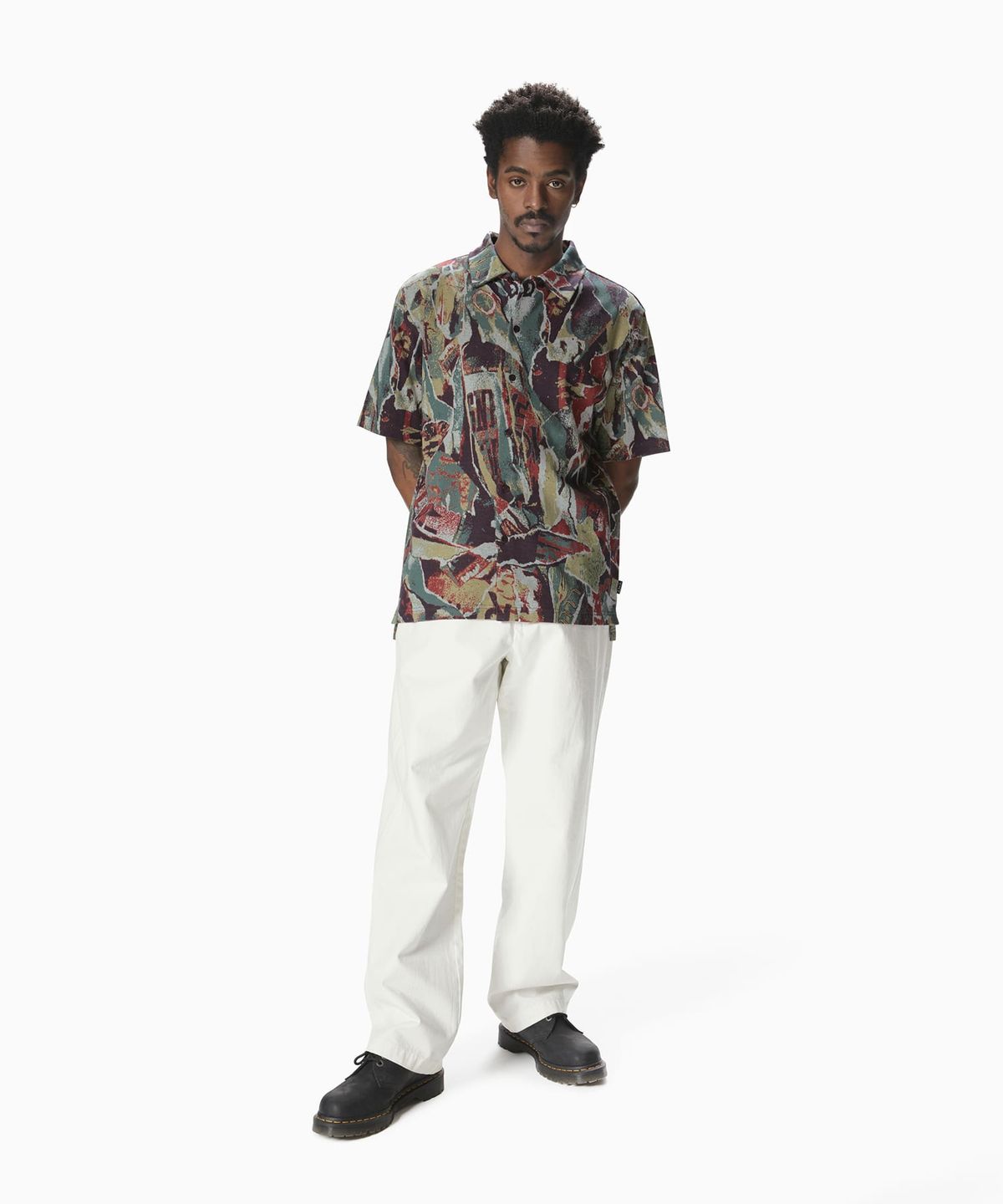 디스이즈네버댓(THISISNEVERTHAT) Jacquard Pattern Button Up Top Multi