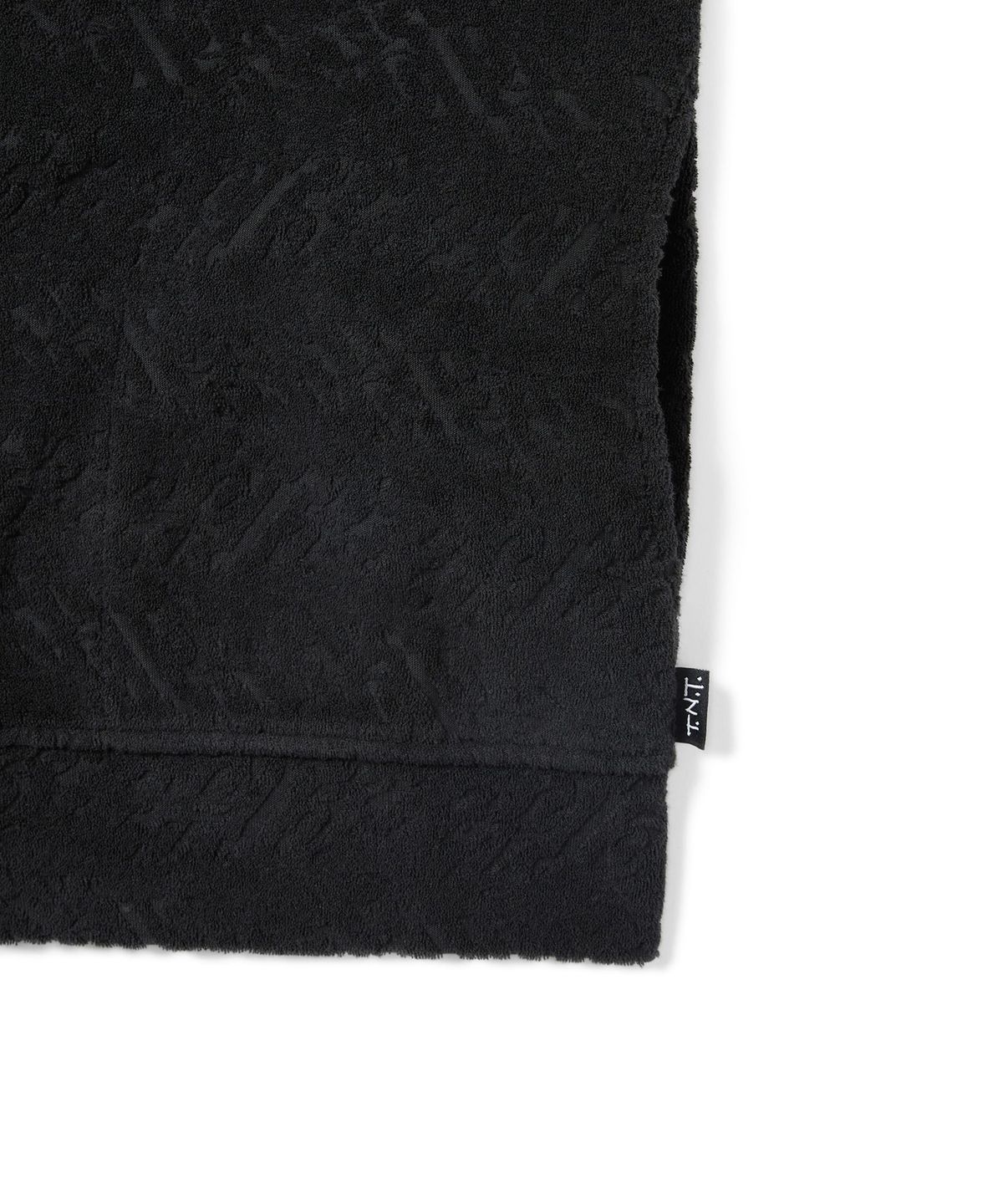 디스이즈네버댓(THISISNEVERTHAT) Terry S/S Zip Shirt Black