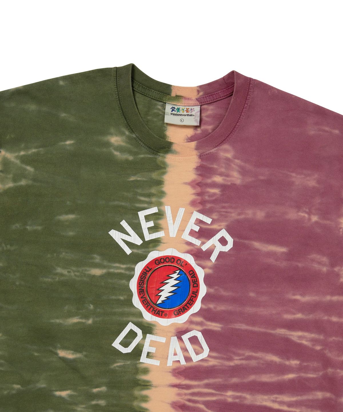 디스이즈네버댓(THISISNEVERTHAT) GD NEVER DEAD Tee Tie Dye