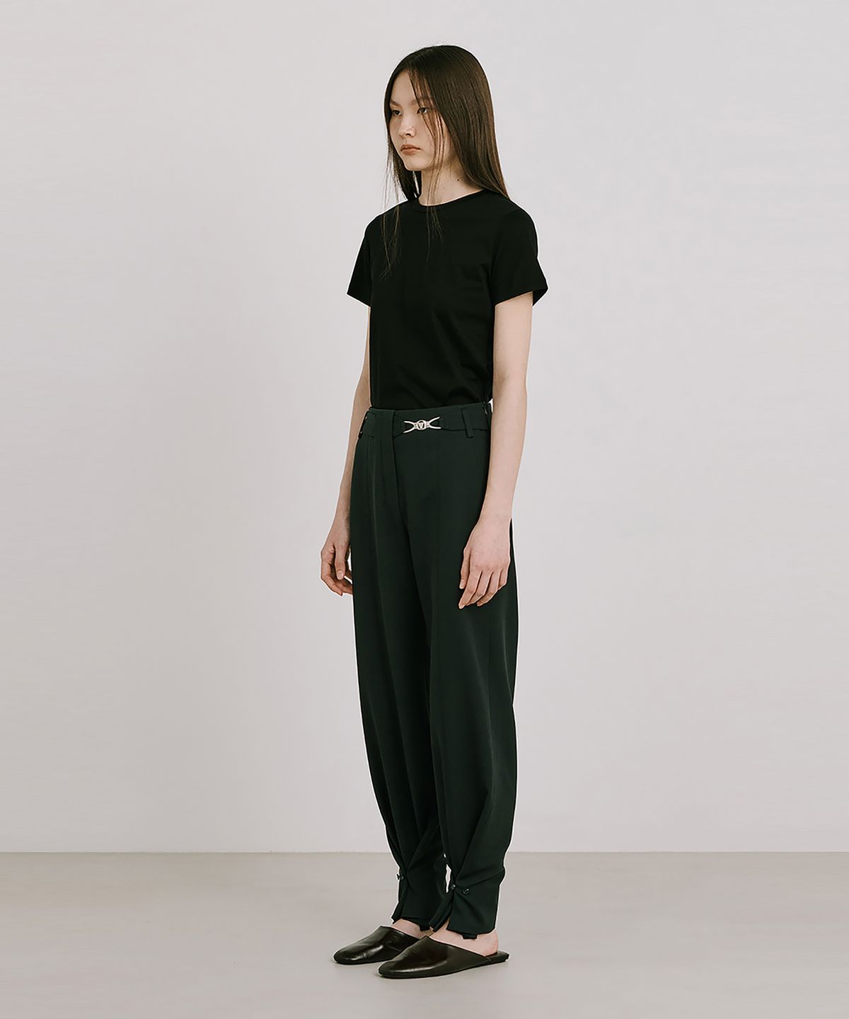 분더캄머(WNDERKAMMER) 25 Basic Short Sleeve T_Black(25 베이직 반팔T_블랙)