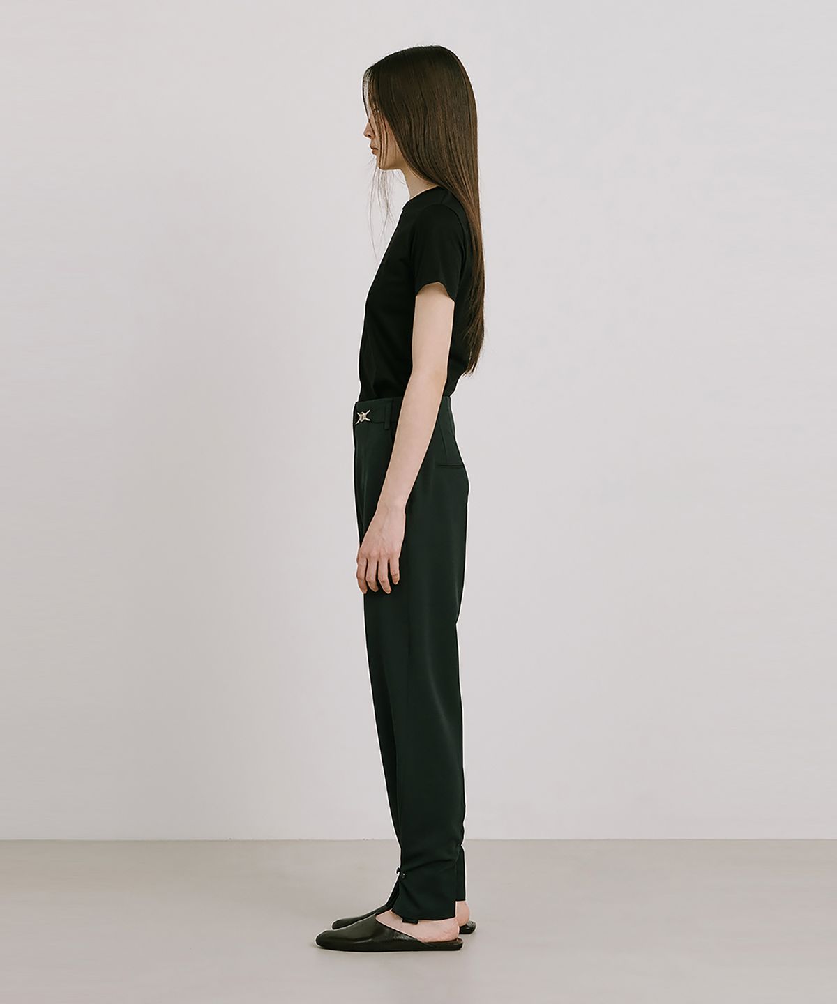 분더캄머(WNDERKAMMER) 25 Basic Short Sleeve T_Black(25 베이직 반팔T_블랙)