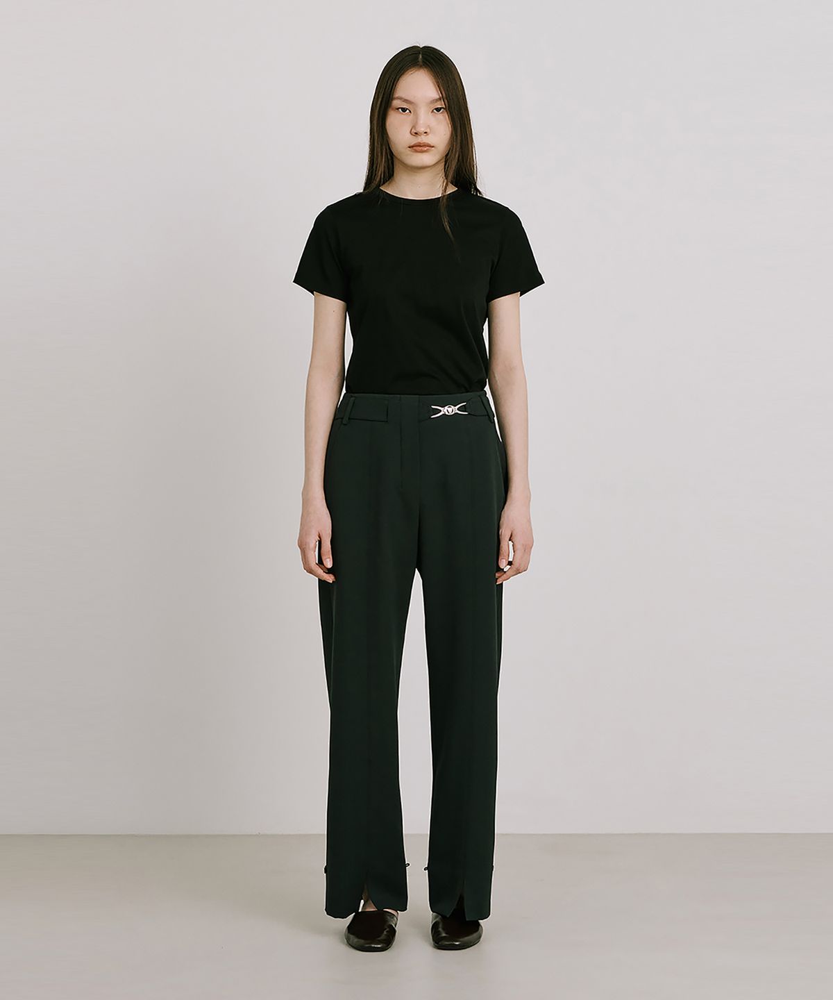 분더캄머(WNDERKAMMER) 25 Basic Short Sleeve T_Black(25 베이직 반팔T_블랙)