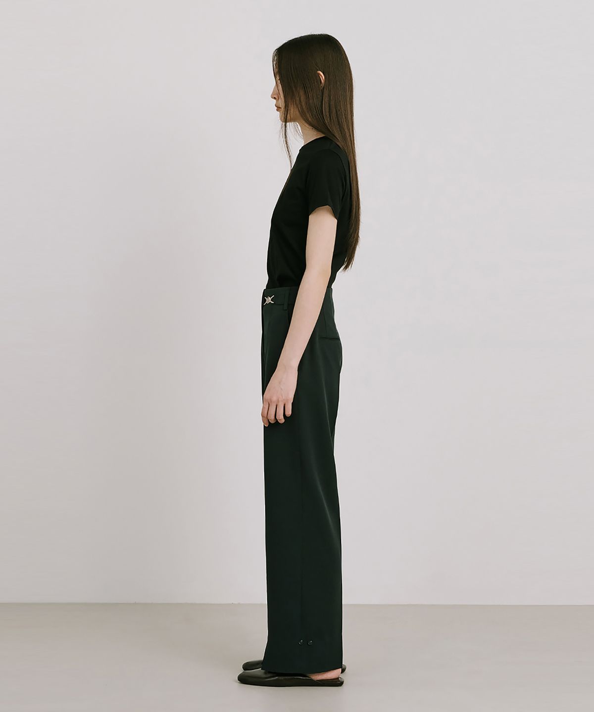 분더캄머(WNDERKAMMER) 25 Basic Short Sleeve T_Black(25 베이직 반팔T_블랙)