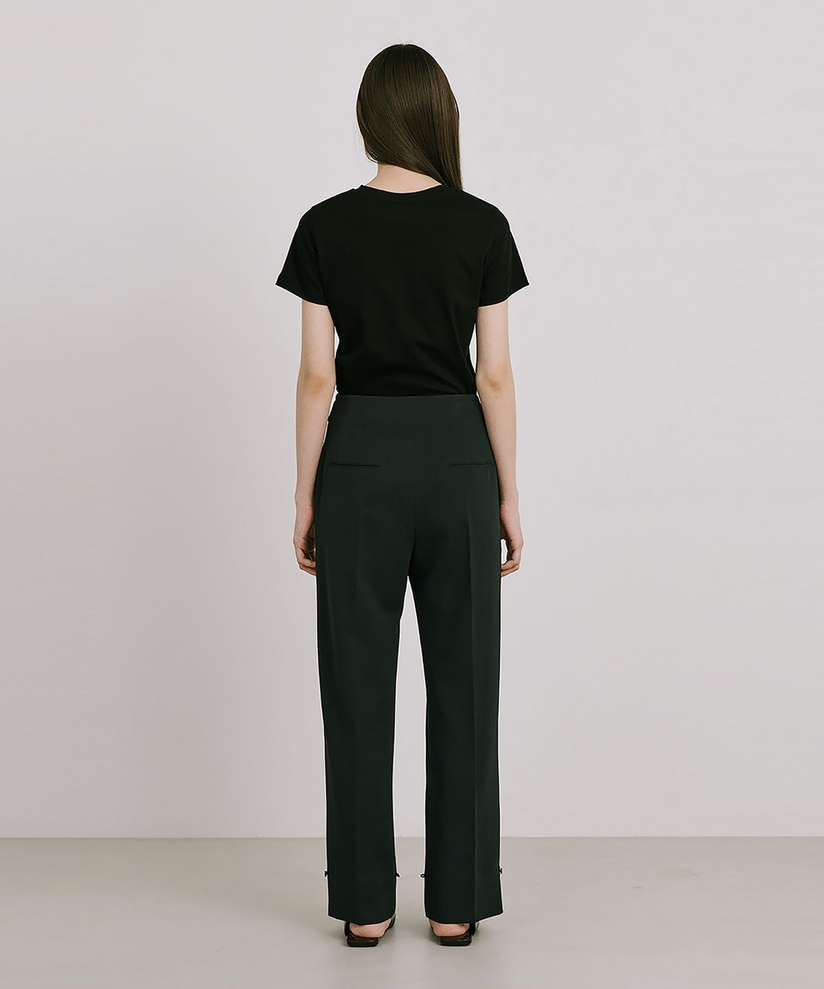 분더캄머(WNDERKAMMER) 25 Basic Short Sleeve T_Black(25 베이직 반팔T_블랙)