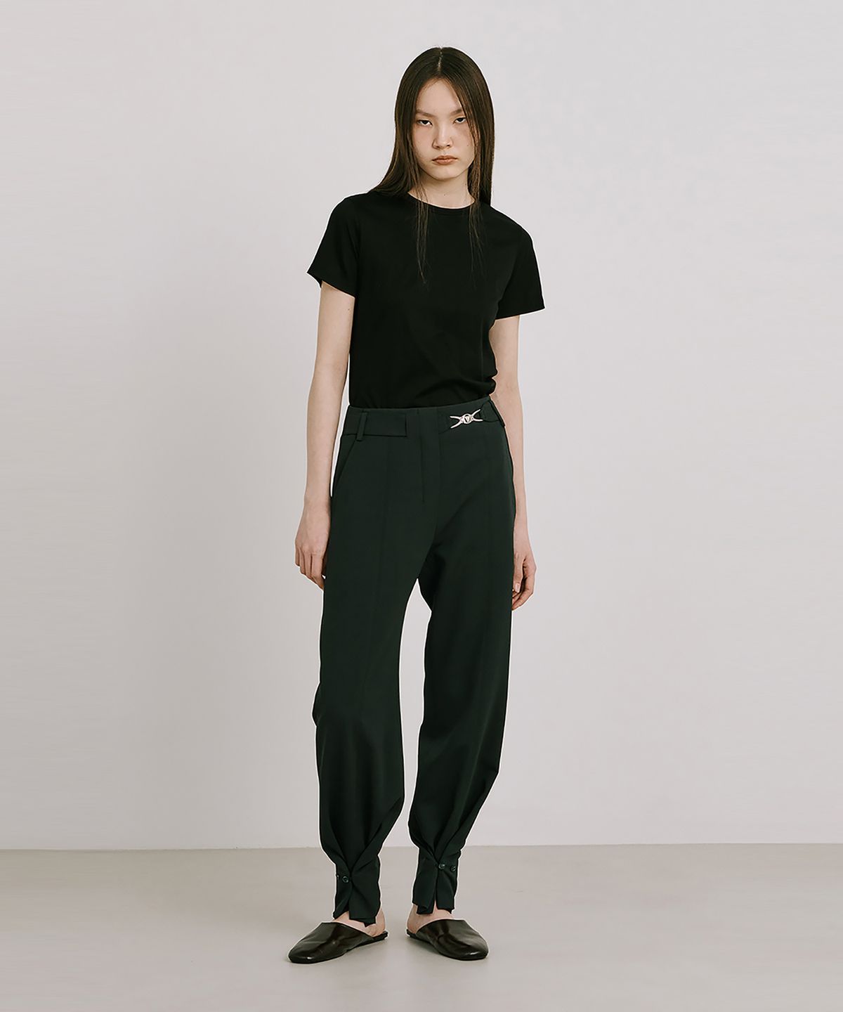 분더캄머(WNDERKAMMER) 25 Basic Short Sleeve T_Black(25 베이직 반팔T_블랙)