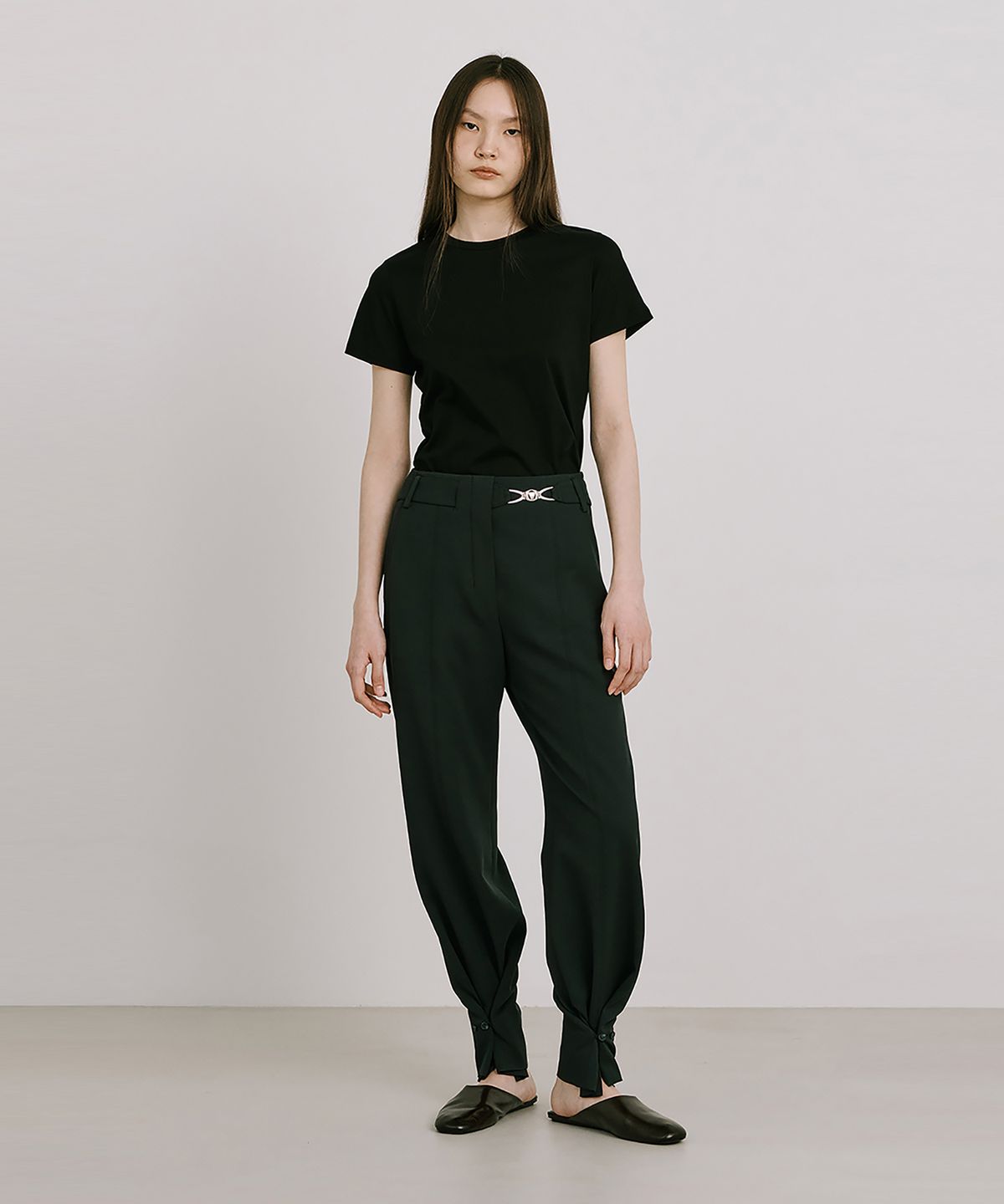 분더캄머(WNDERKAMMER) 25 Basic Short Sleeve T_Black(25 베이직 반팔T_블랙)