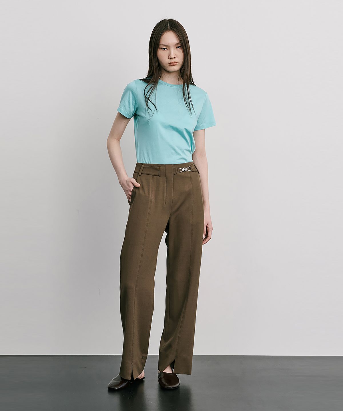 분더캄머(WNDERKAMMER) 25 Basic Short Sleeve T_Mint(25 베이직 반팔T_민트)