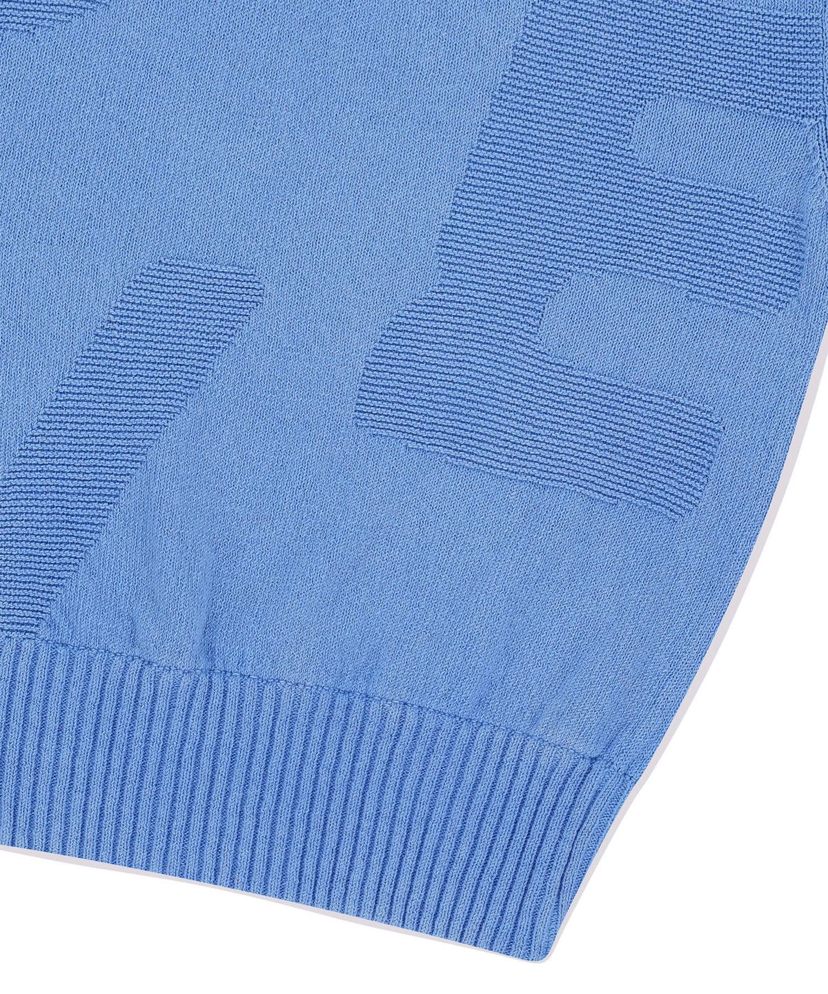 썬러브투어(SUNLOVETOUR) Capital S/S Sweater Blue