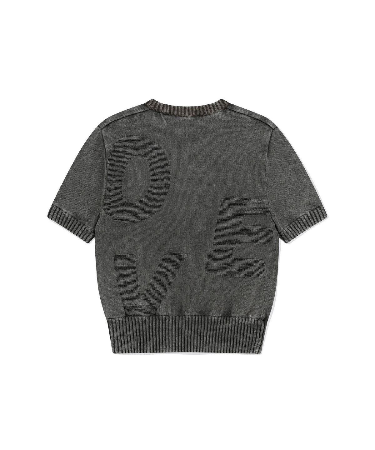 썬러브투어(SUNLOVETOUR) Capital S/S Sweater Charcoal