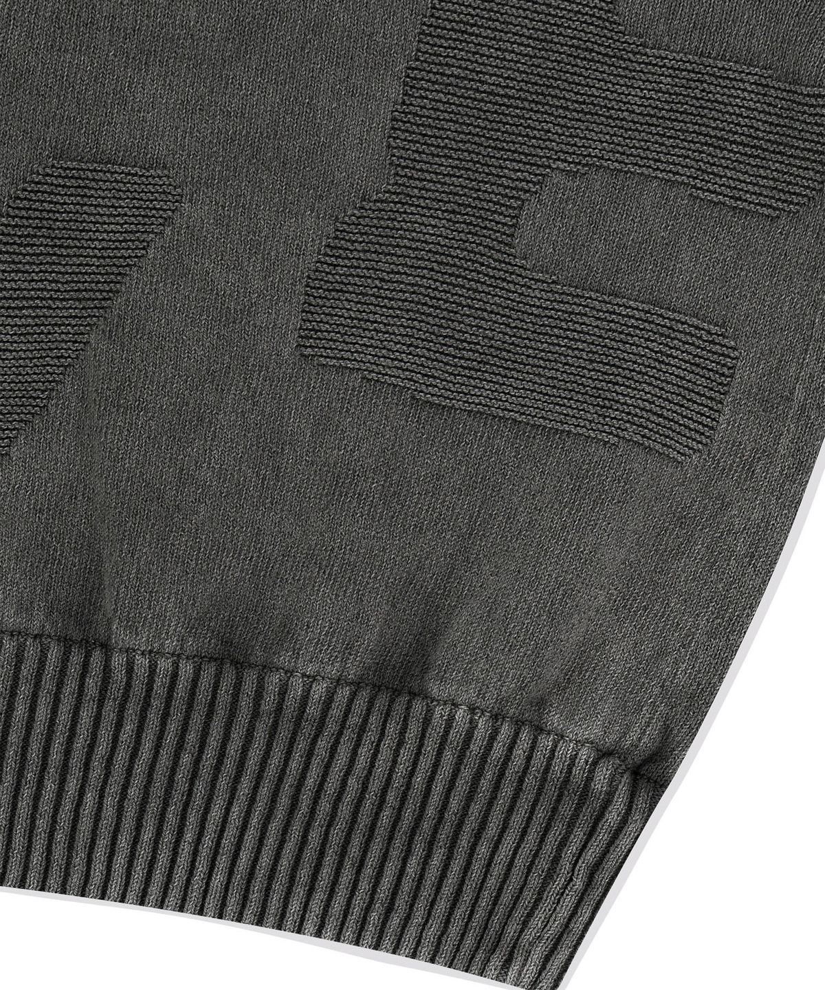 썬러브투어(SUNLOVETOUR) Capital S/S Sweater Charcoal