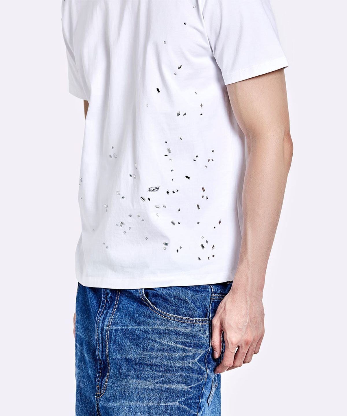 51퍼센트(51PERCENT) Crushed T-shirt - White