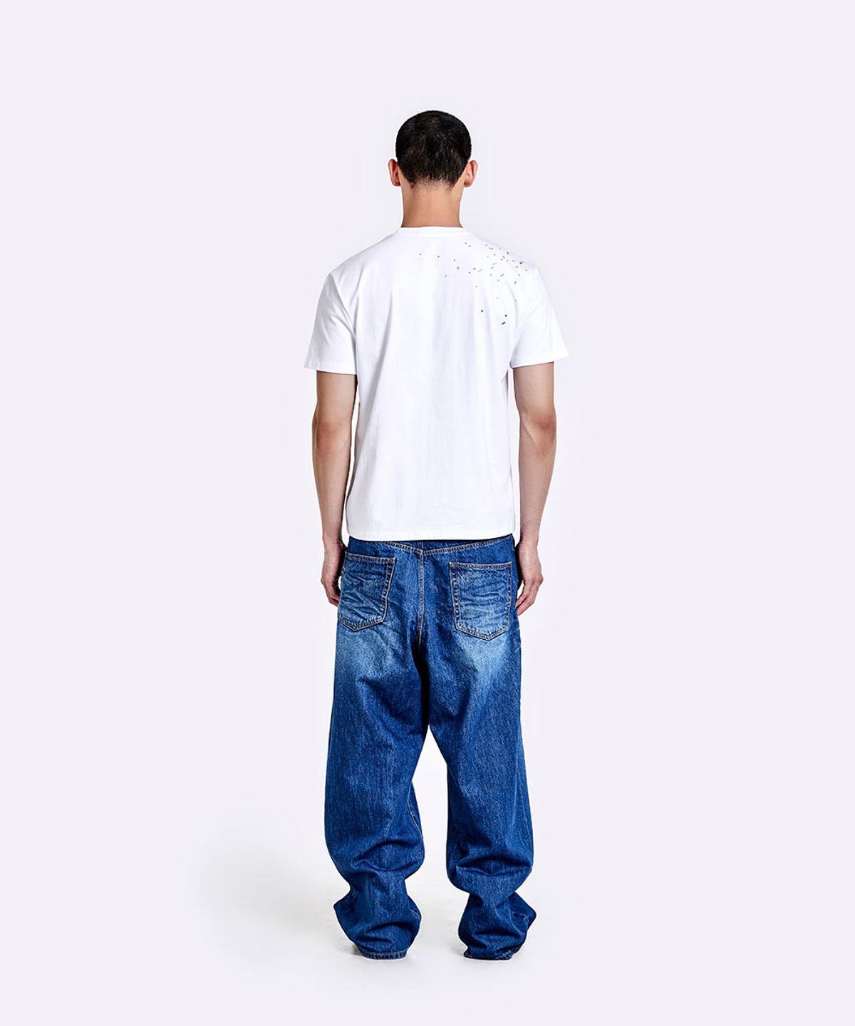 51퍼센트(51PERCENT) Crushed T-shirt - White