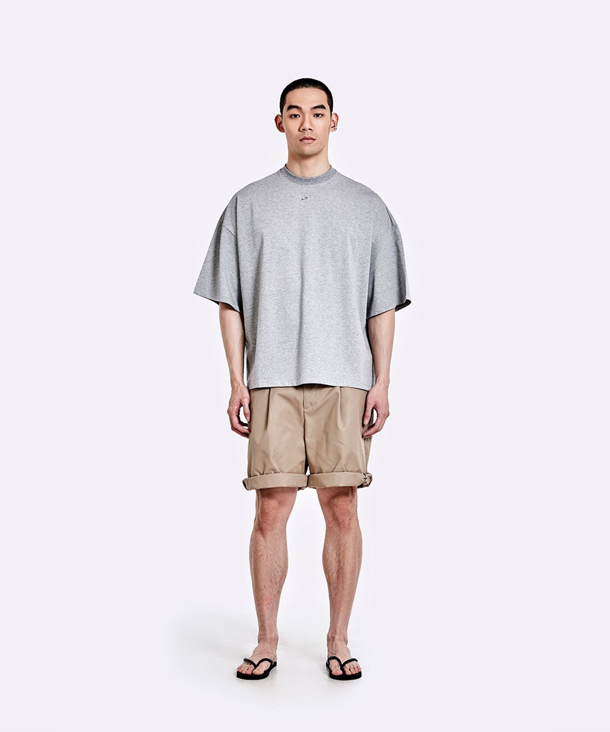 51퍼센트(51PERCENT) Oversized T-shirt - Grey