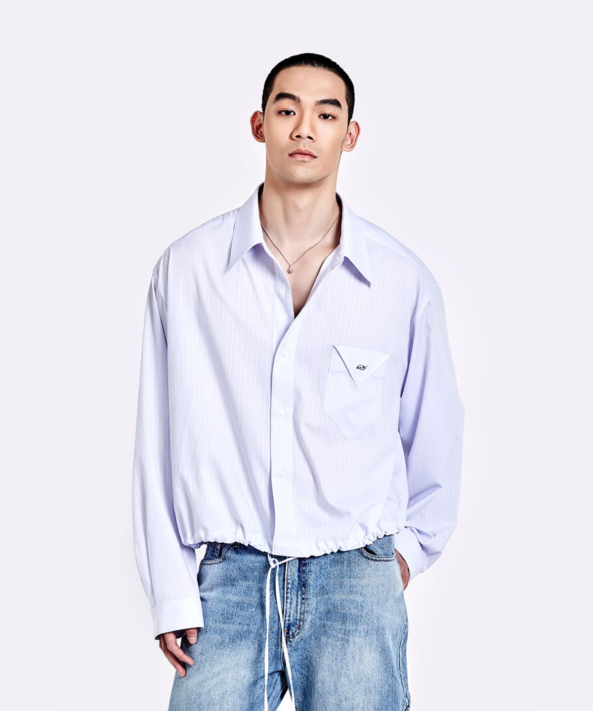 51퍼센트(51PERCENT) Banding shirt - White