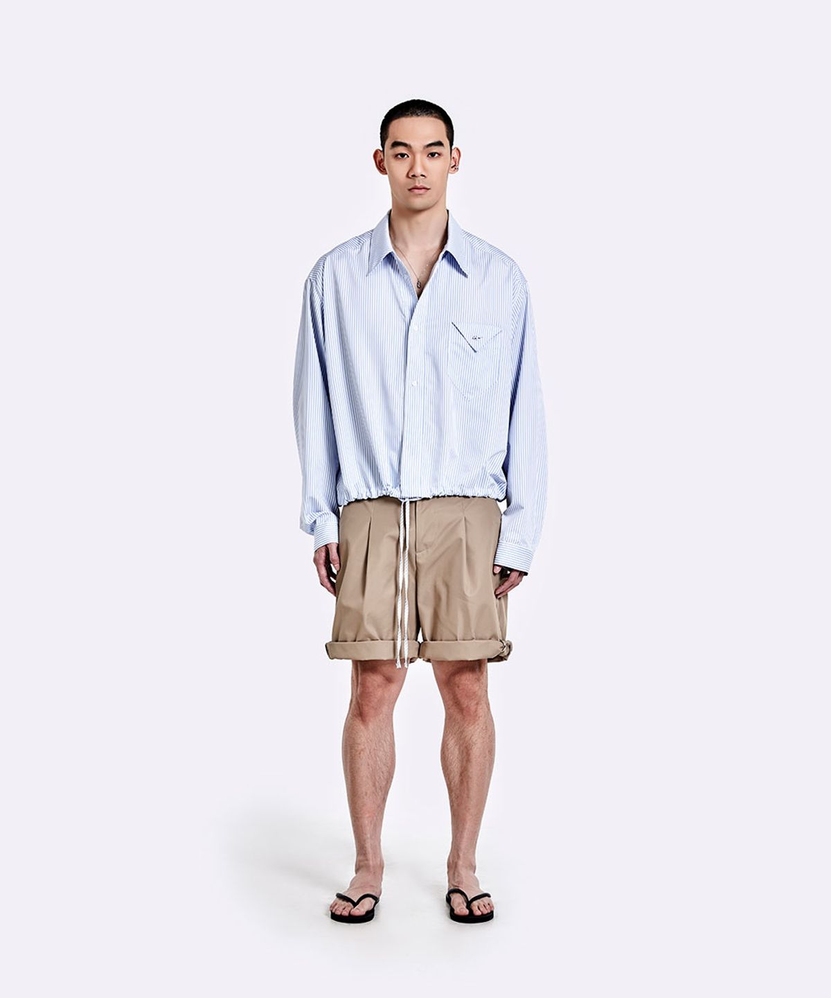 51퍼센트(51PERCENT) Banding shirt - Stripe