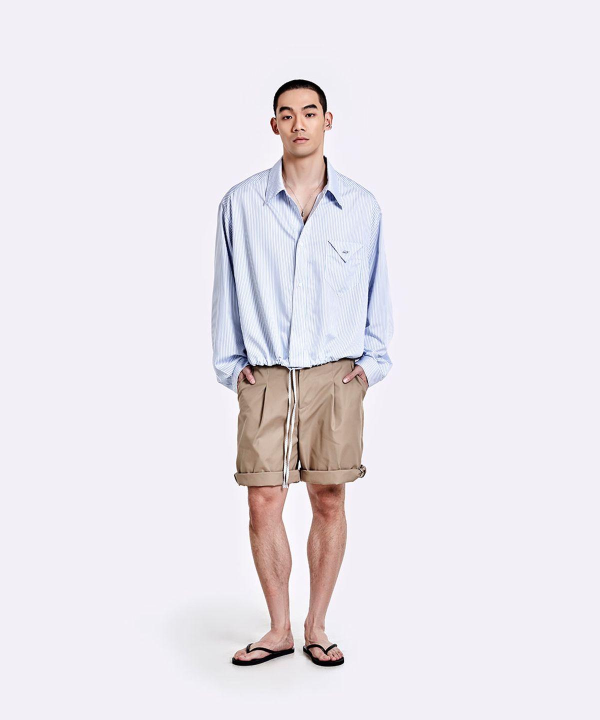 51퍼센트(51PERCENT) Banding shirt - Stripe