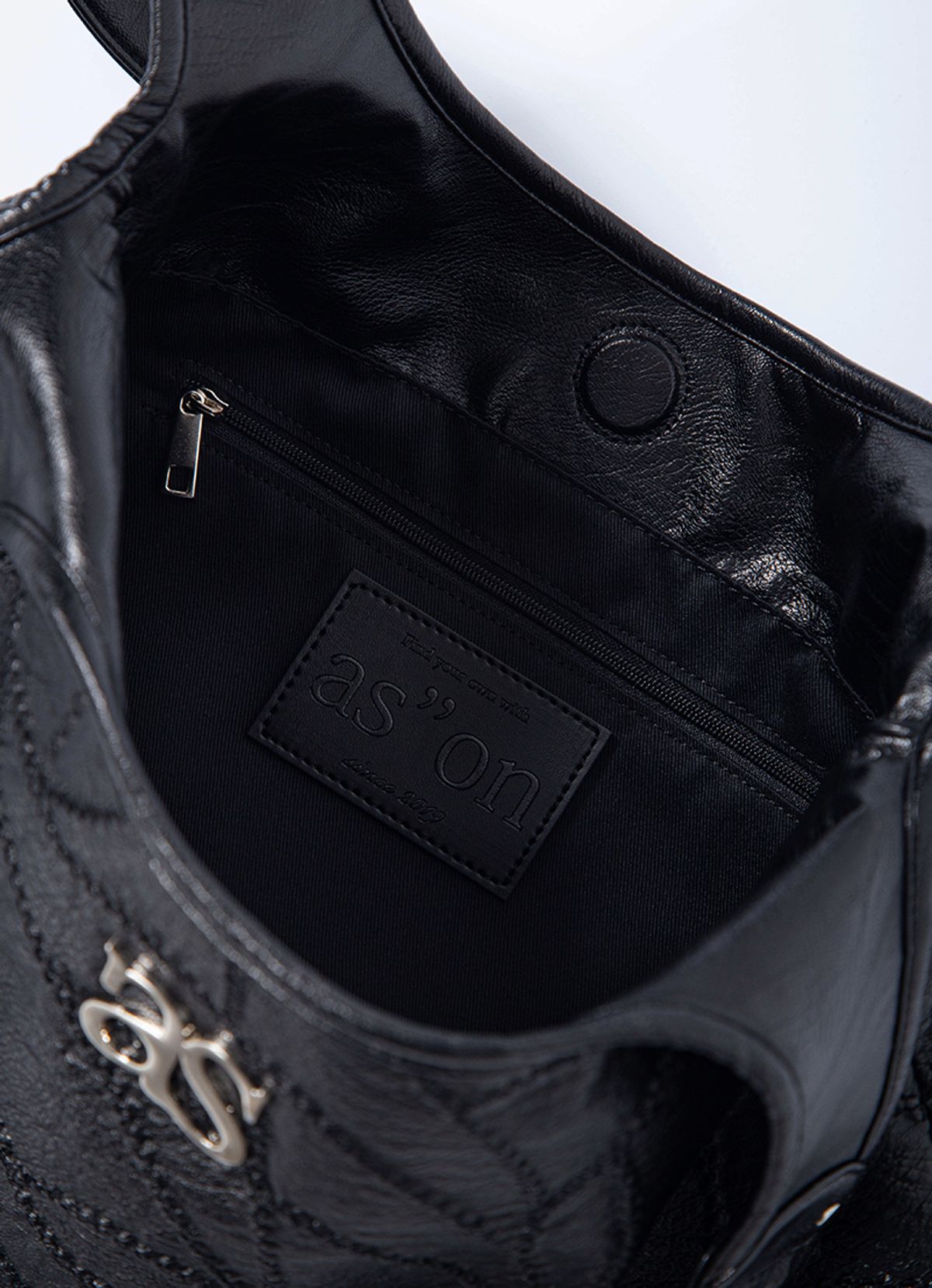애즈온(ASON) BECKY SHOULDER BAG / BLACK