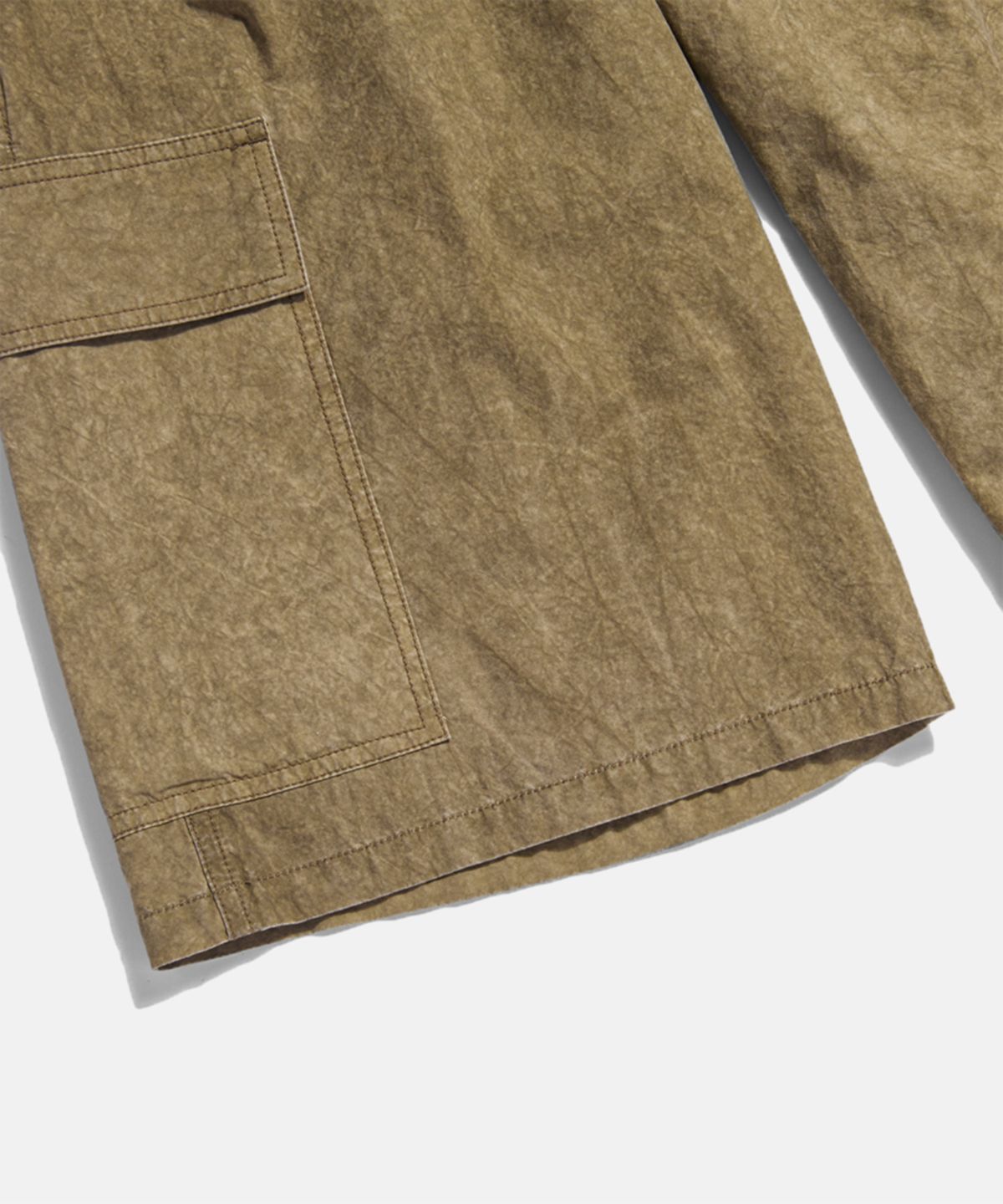 피도디도(FIDO DIDO) Vintage Washing Cargo Bermuda Pants Brown