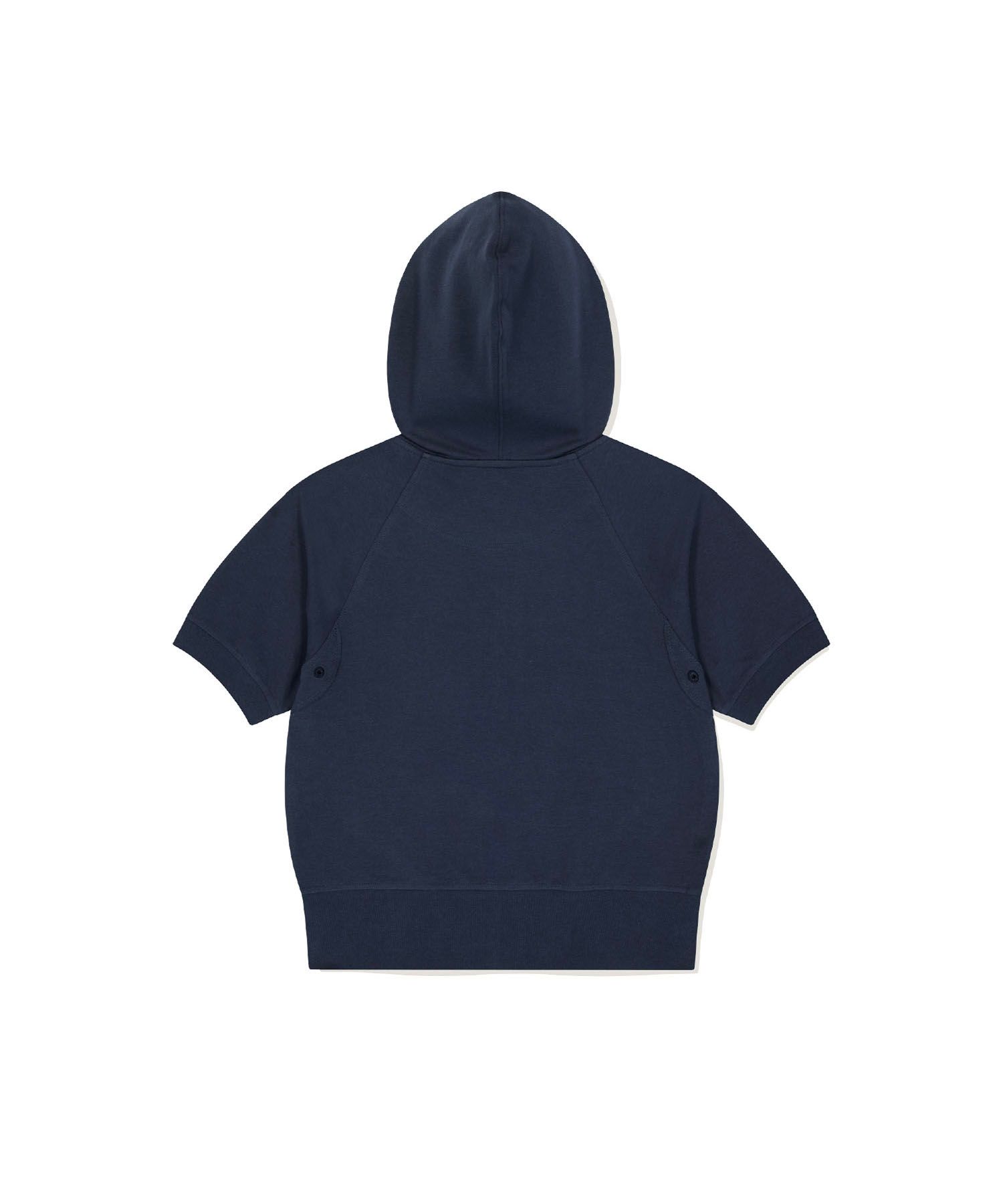 MUSINSA公式 | SUNLOVETOUR WパッチS/Sジップアップパーカーネイビー