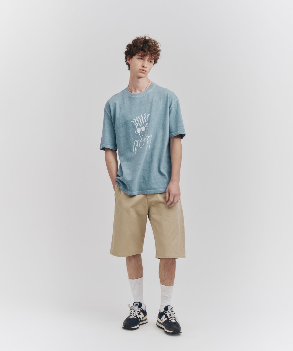 피도디도(FIDO DIDO) FD Cotton Bermuda Pants Beige