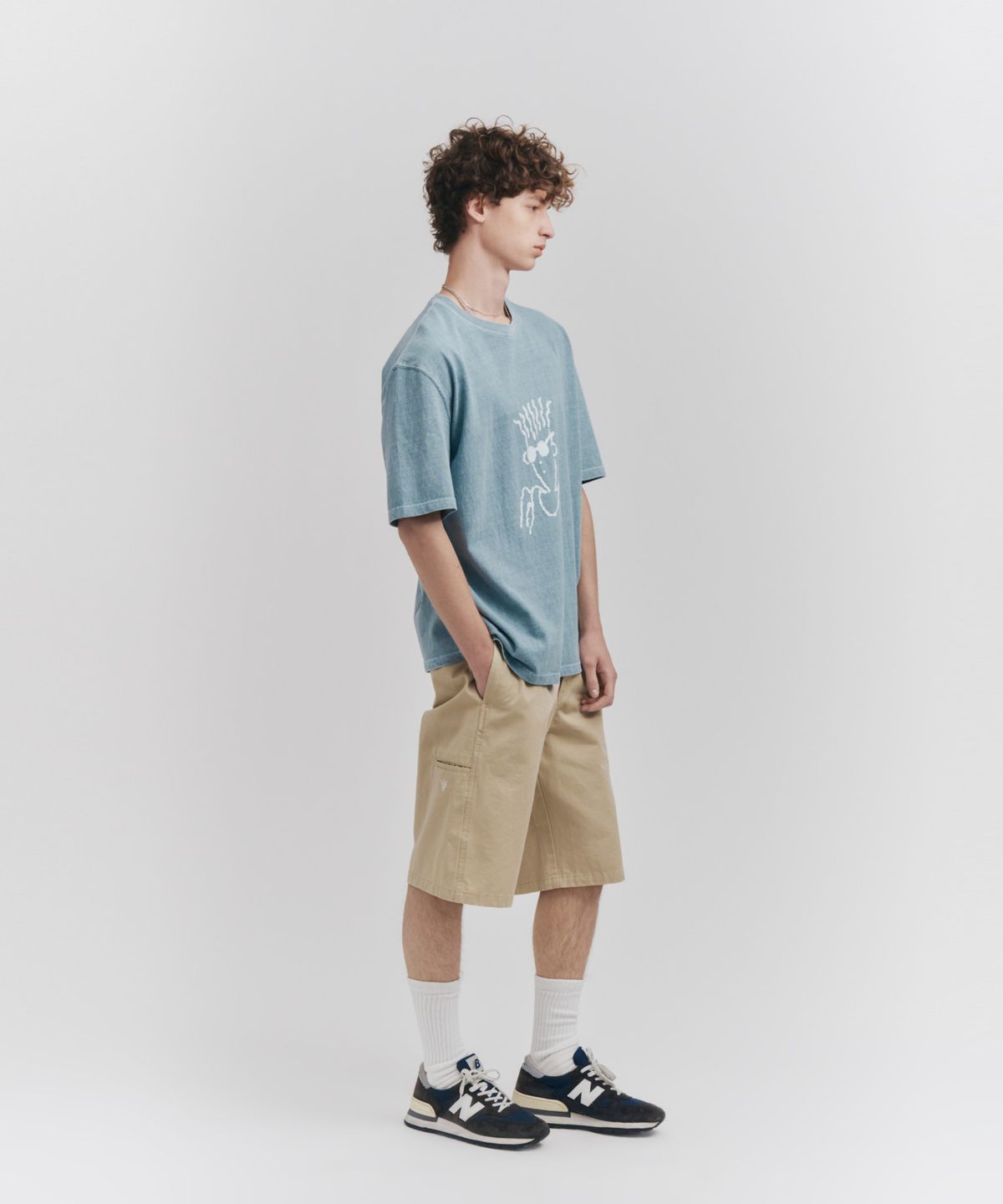 피도디도(FIDO DIDO) FD Cotton Bermuda Pants Beige