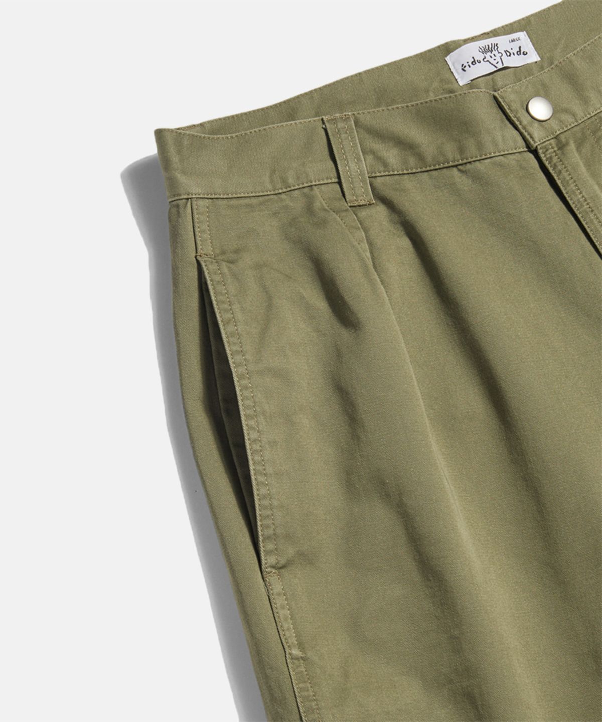 피도디도(FIDO DIDO) FD Cotton Bermuda Pants Olive