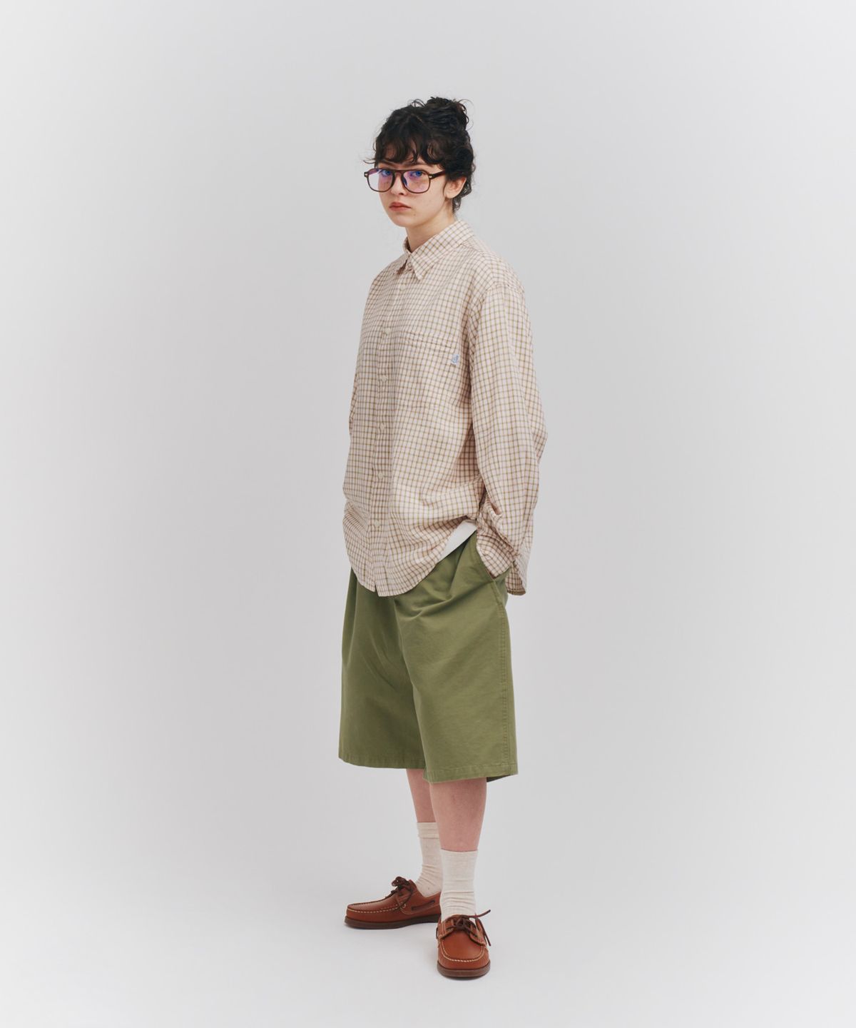 피도디도(FIDO DIDO) FD Cotton Bermuda Pants Olive