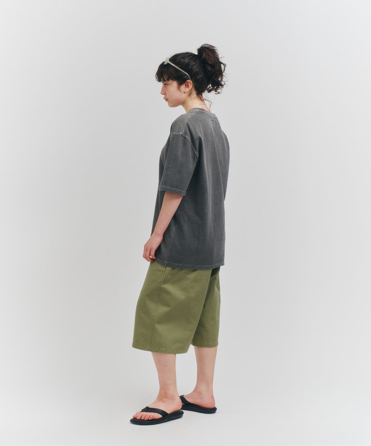 피도디도(FIDO DIDO) FD Cotton Bermuda Pants Olive