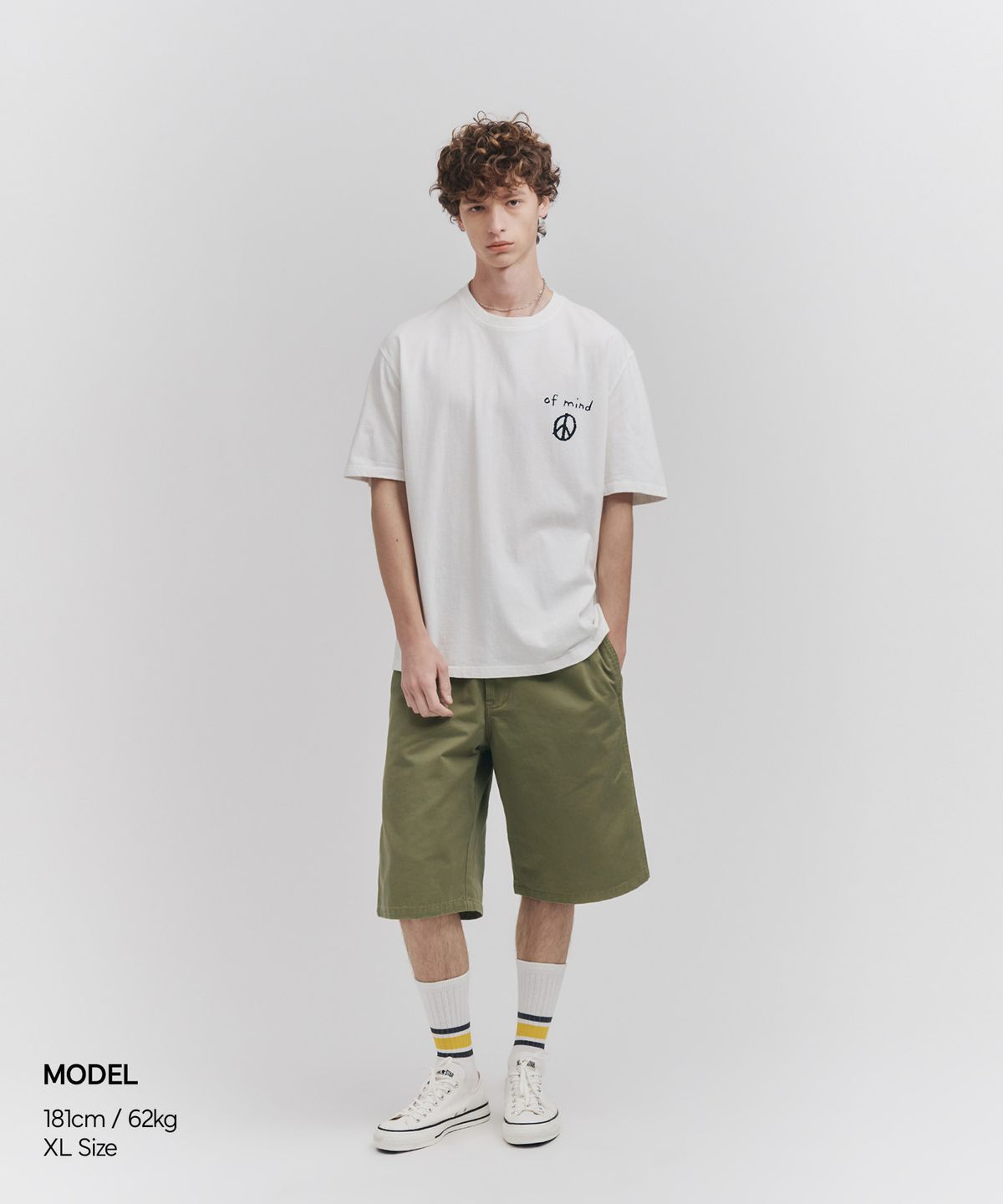 피도디도(FIDO DIDO) FD Cotton Bermuda Pants Olive