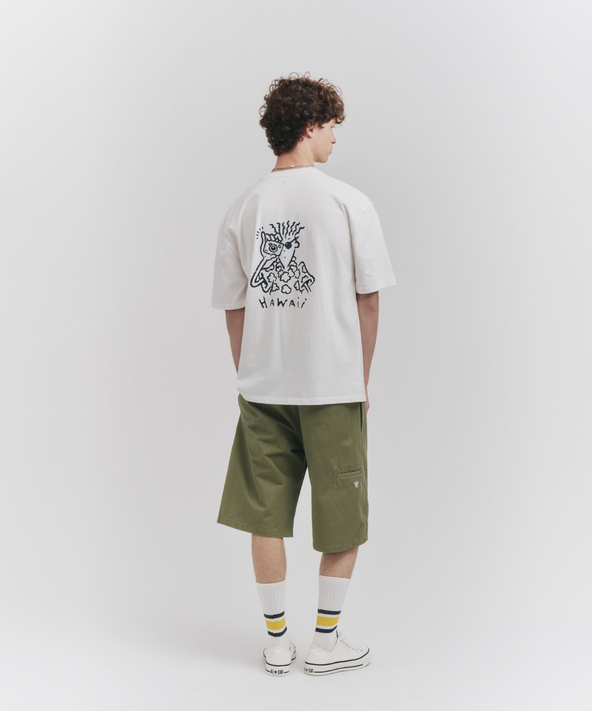 피도디도(FIDO DIDO) FD Cotton Bermuda Pants Olive