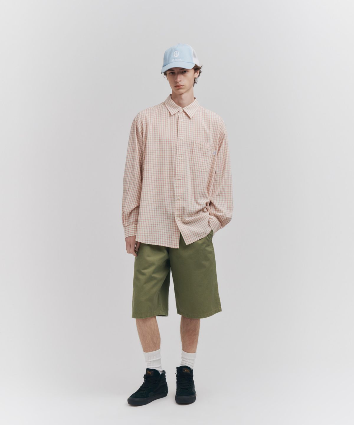 피도디도(FIDO DIDO) FD Cotton Bermuda Pants Olive