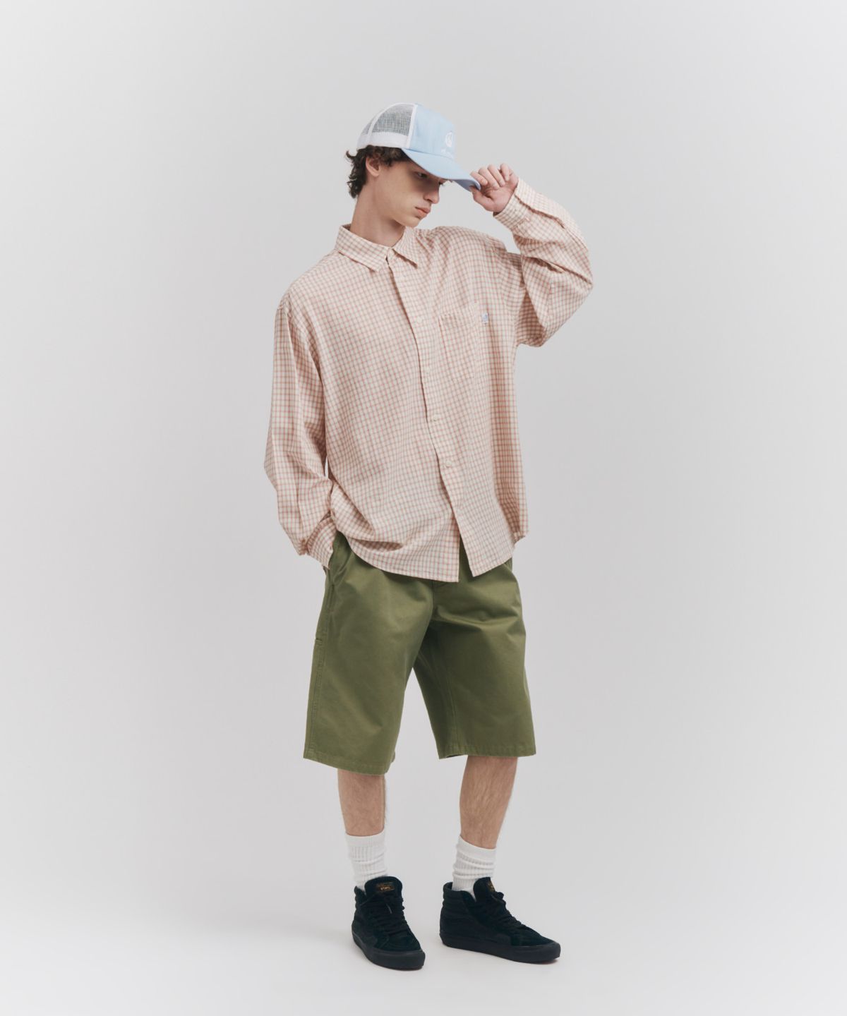 피도디도(FIDO DIDO) FD Cotton Bermuda Pants Olive