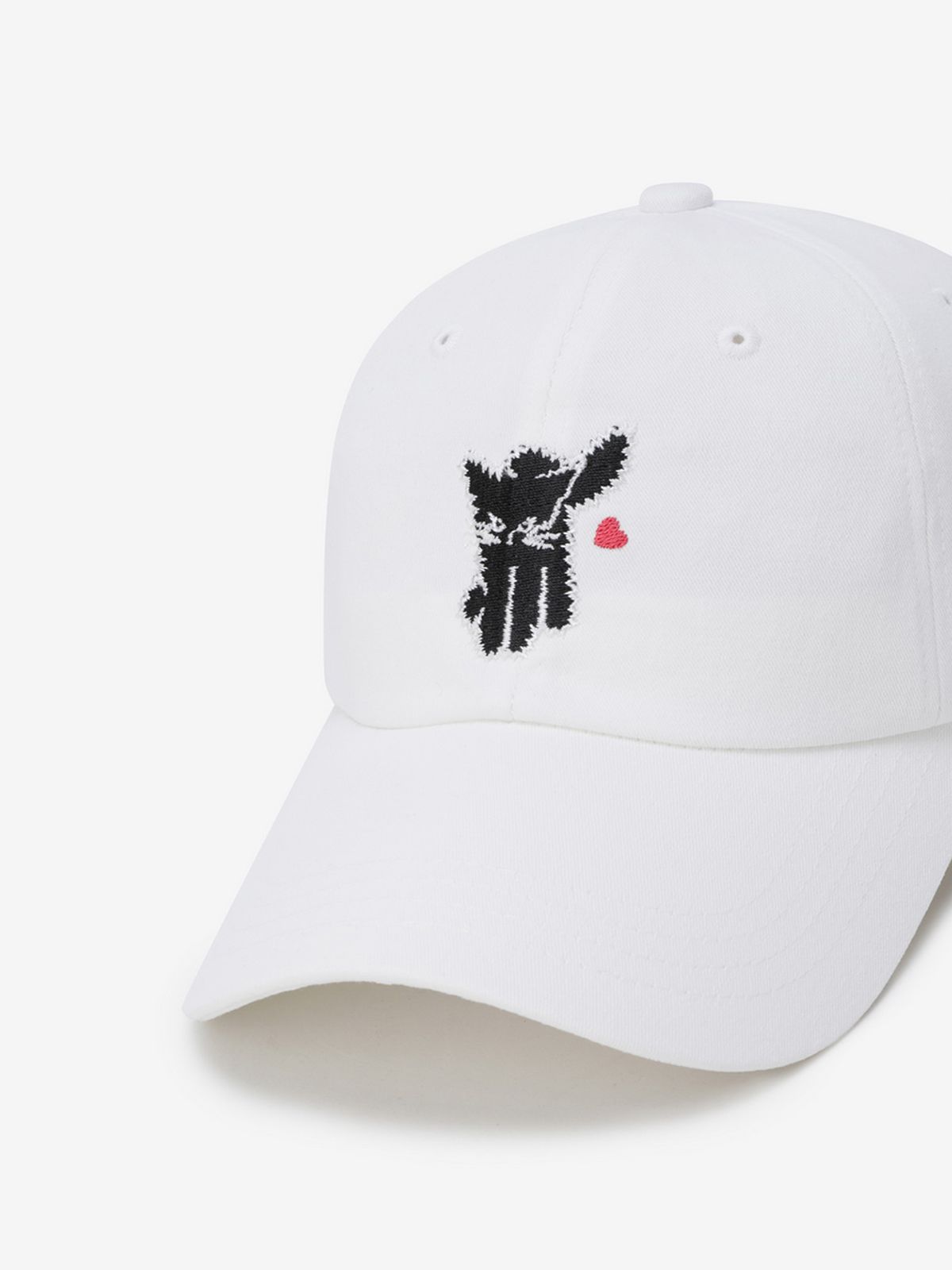엘유브이엠(LUVM) MITCHI COTTON BALL CAP 1_WHITE