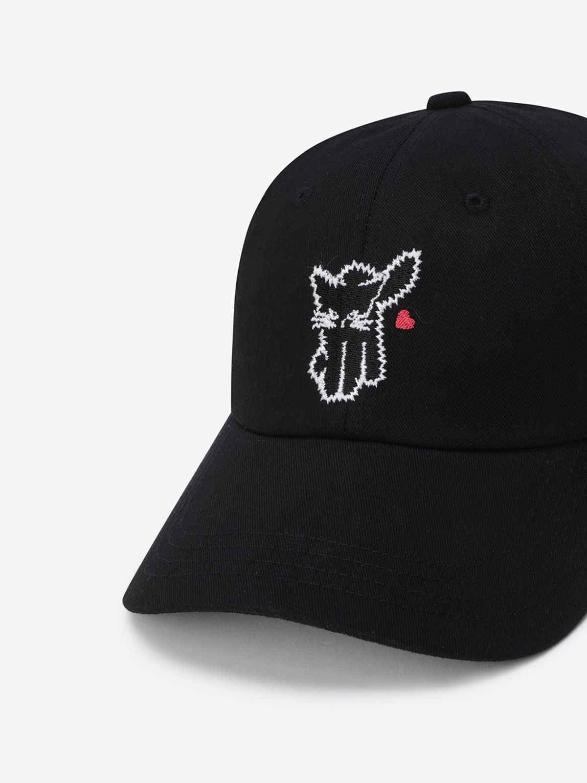 엘유브이엠(LUVM) MITCHI COTTON BALL CAP 1_BLACK