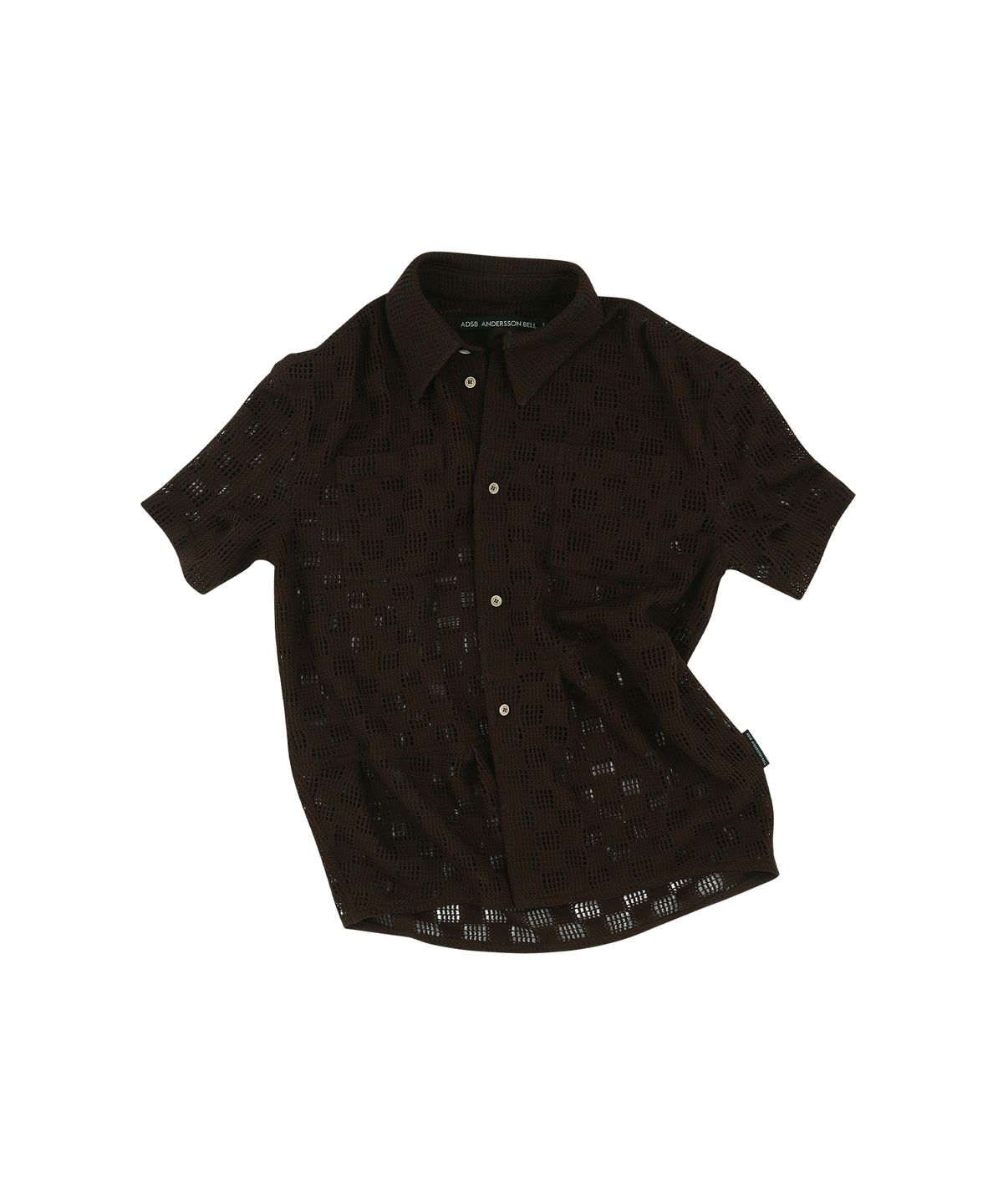앤더슨벨(ADSB ANDERSSON BELL) 레토 니트 셔츠 atb1234m(BROWN)