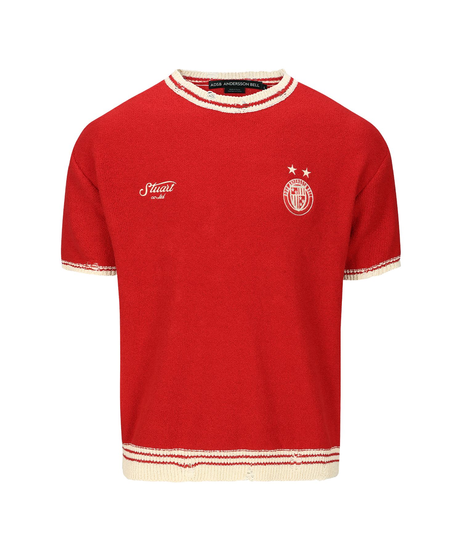 【関税込み】Andersson Bell レッド Football 半袖トップス ANDERSSON BELL レッド Football 半袖トップス レッド | Lyst