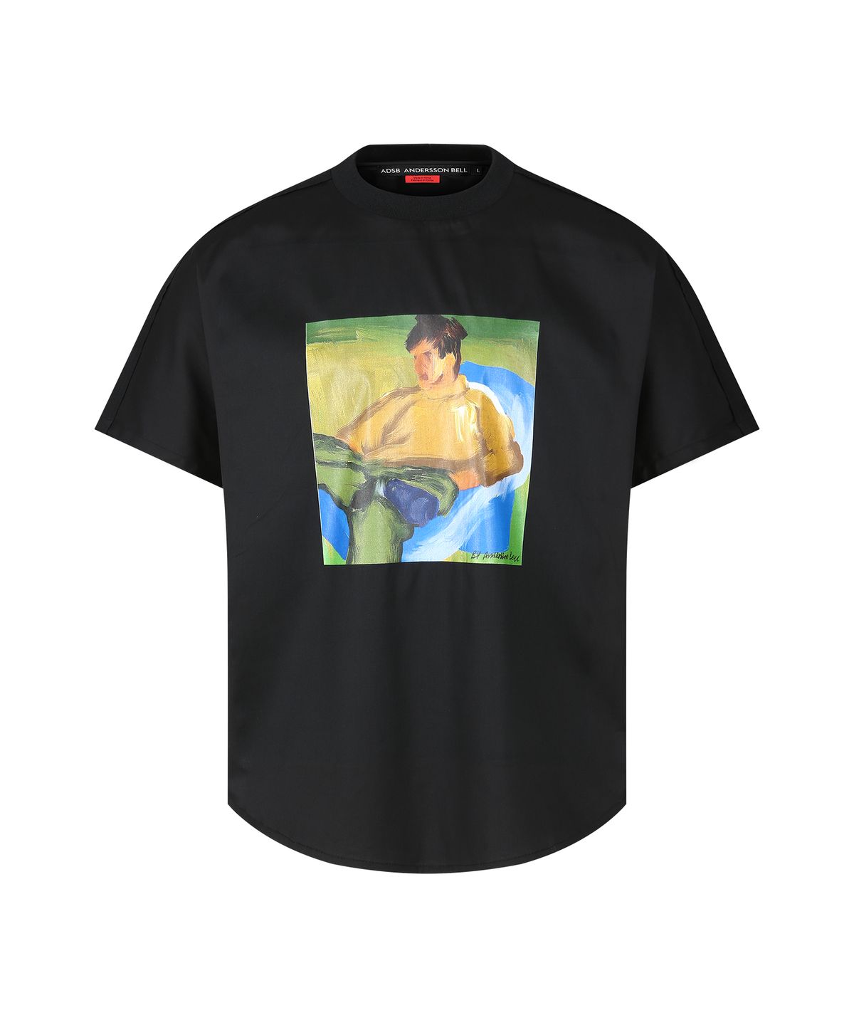 앤더슨벨(ADSB ANDERSSON BELL) 유니섹스 발룸 포플린 티셔츠 atb1324u(BLACK)