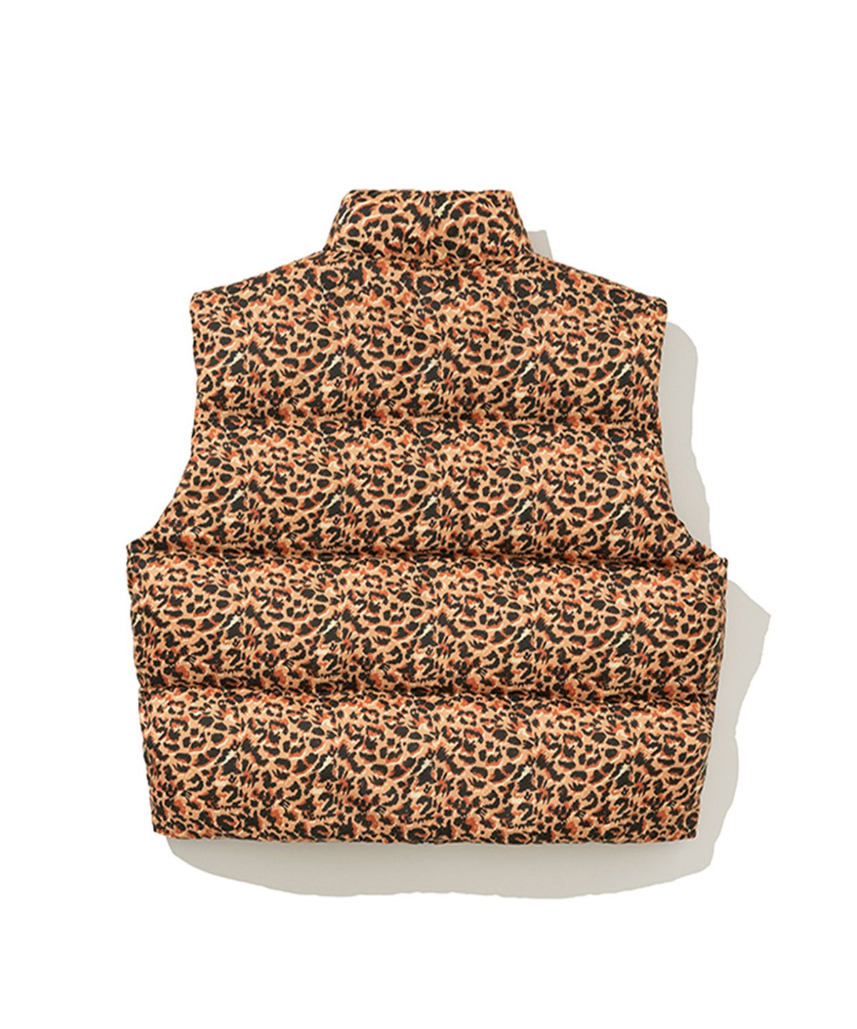 에르에르(ERER) [UN] Leopard Print Down Vest Orange