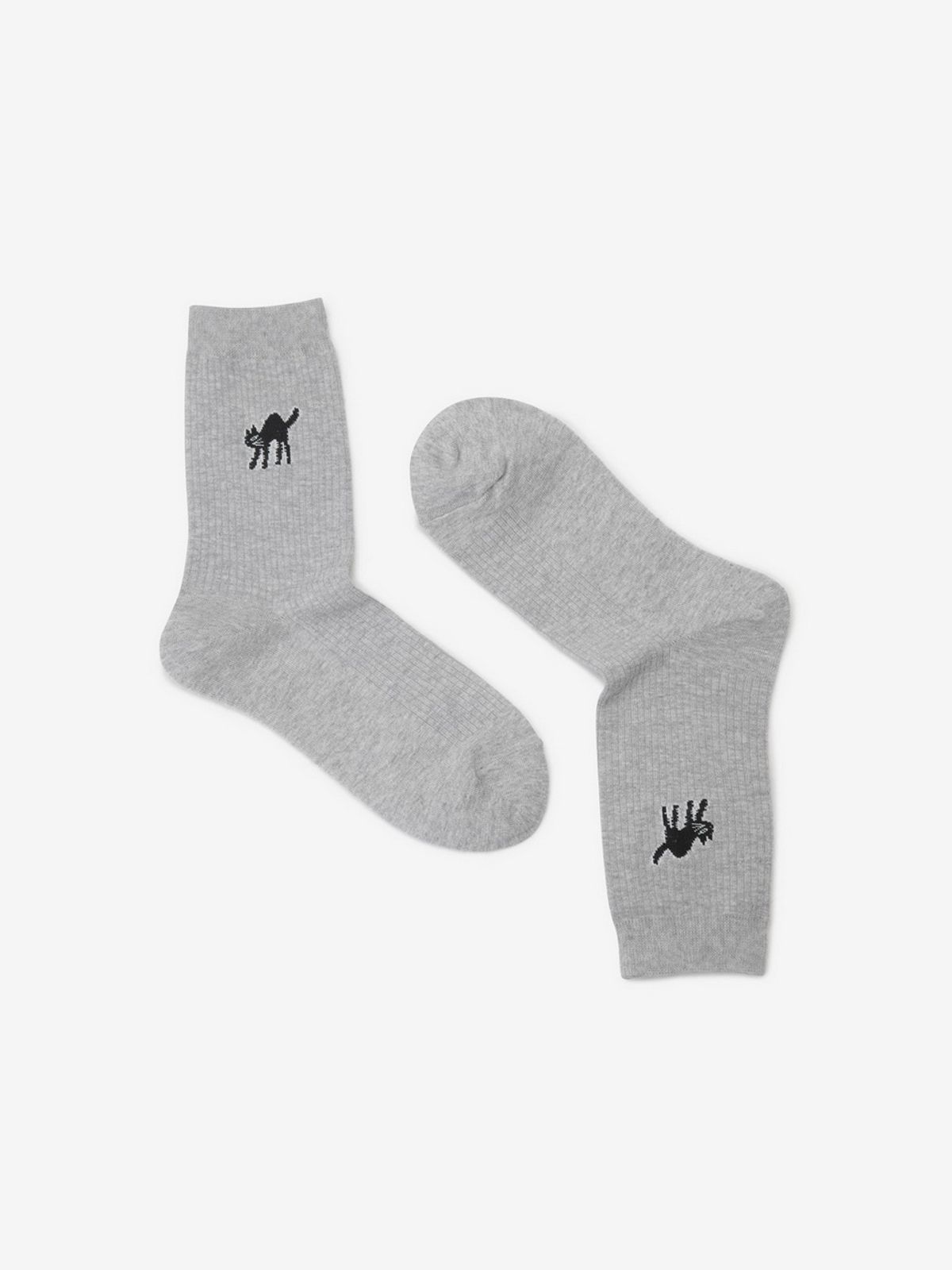 엘유브이엠(LUVM) MITCHI LONG SOCKS 2_MELANGE GRAY