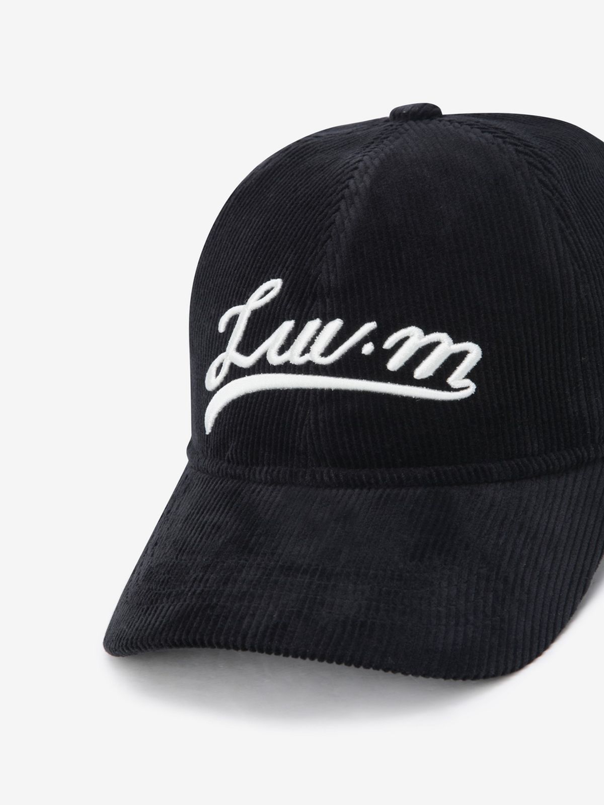 엘유브이엠(LUVM) LUV.M LOGO BALL CAP_BLACK