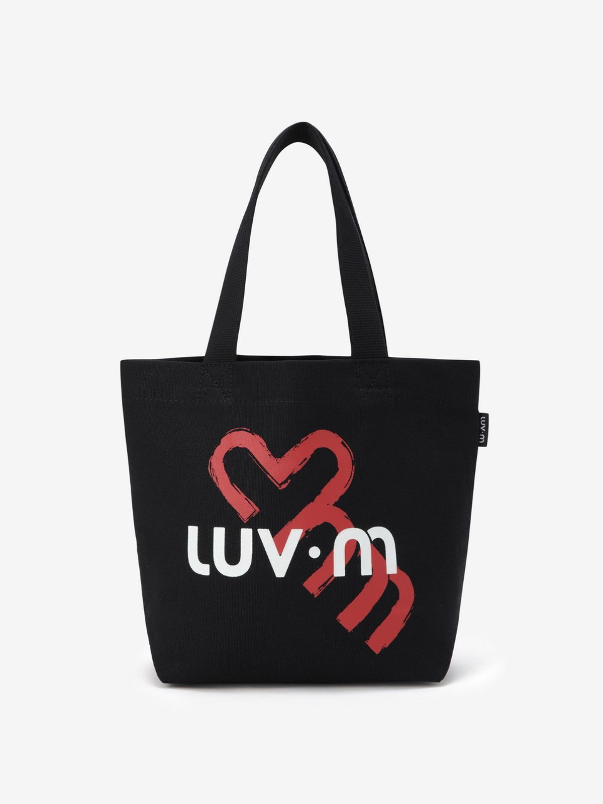 엘유브이엠(LUVM) LUV.M LOGO COTTON BAG_BLACK
