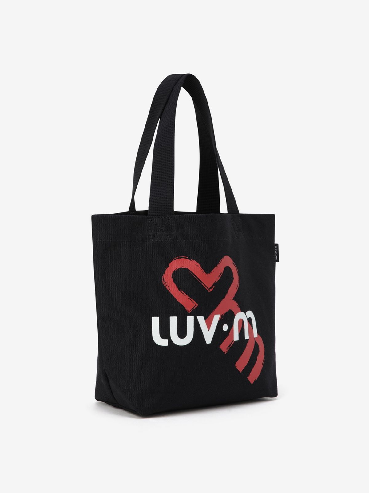 엘유브이엠(LUVM) LUV.M LOGO COTTON BAG_BLACK